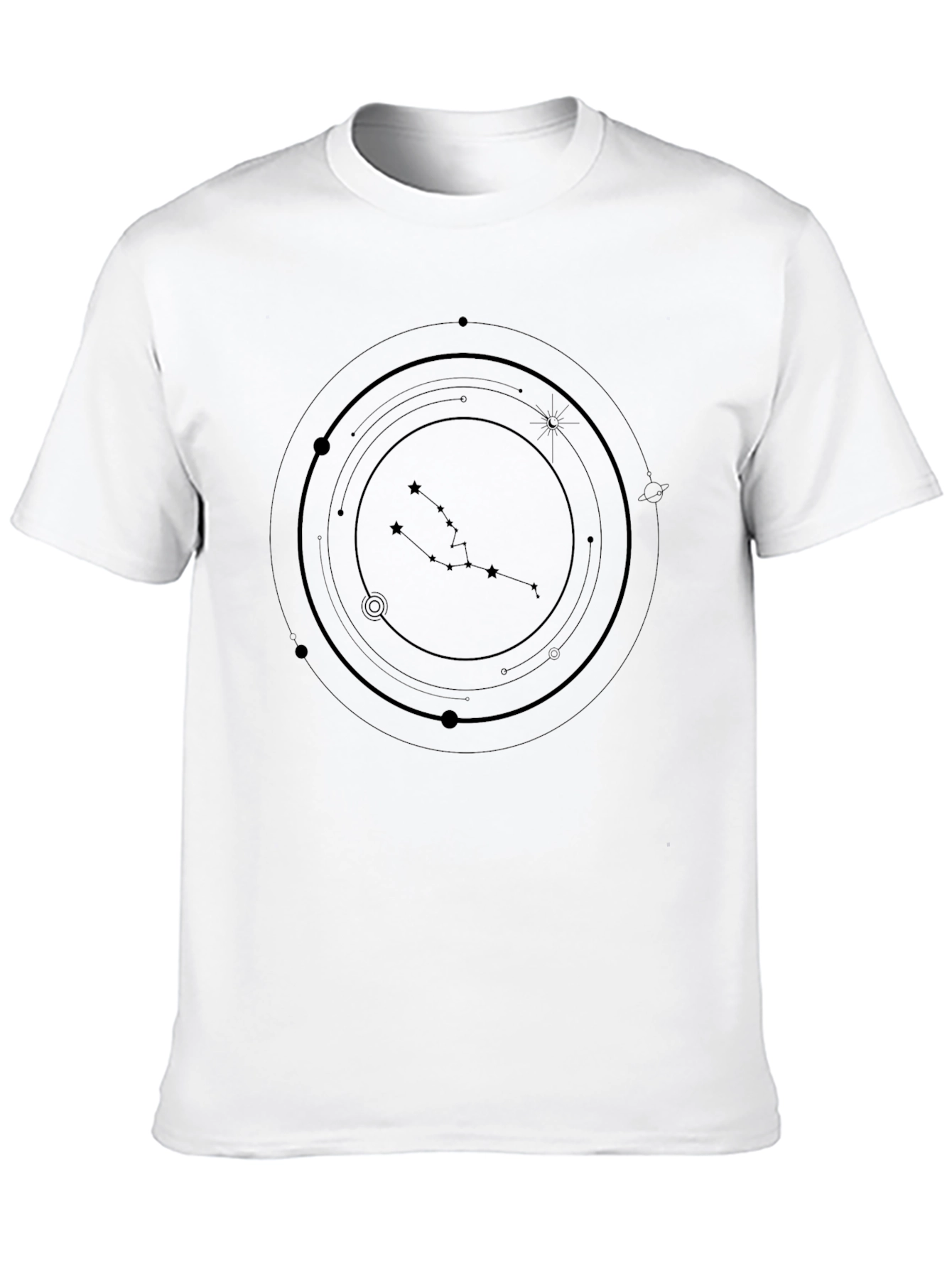 Taurus Zodiac Black Graphic Tee