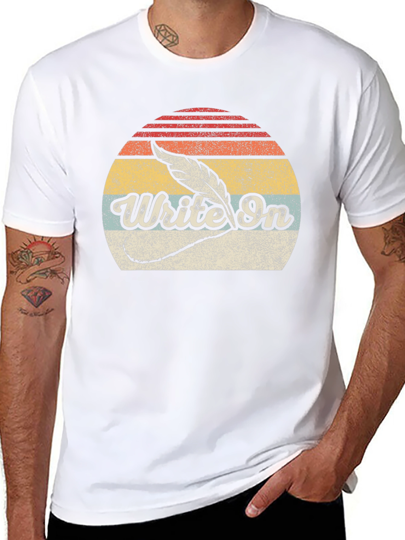 Write On Retro Graphic Tee
