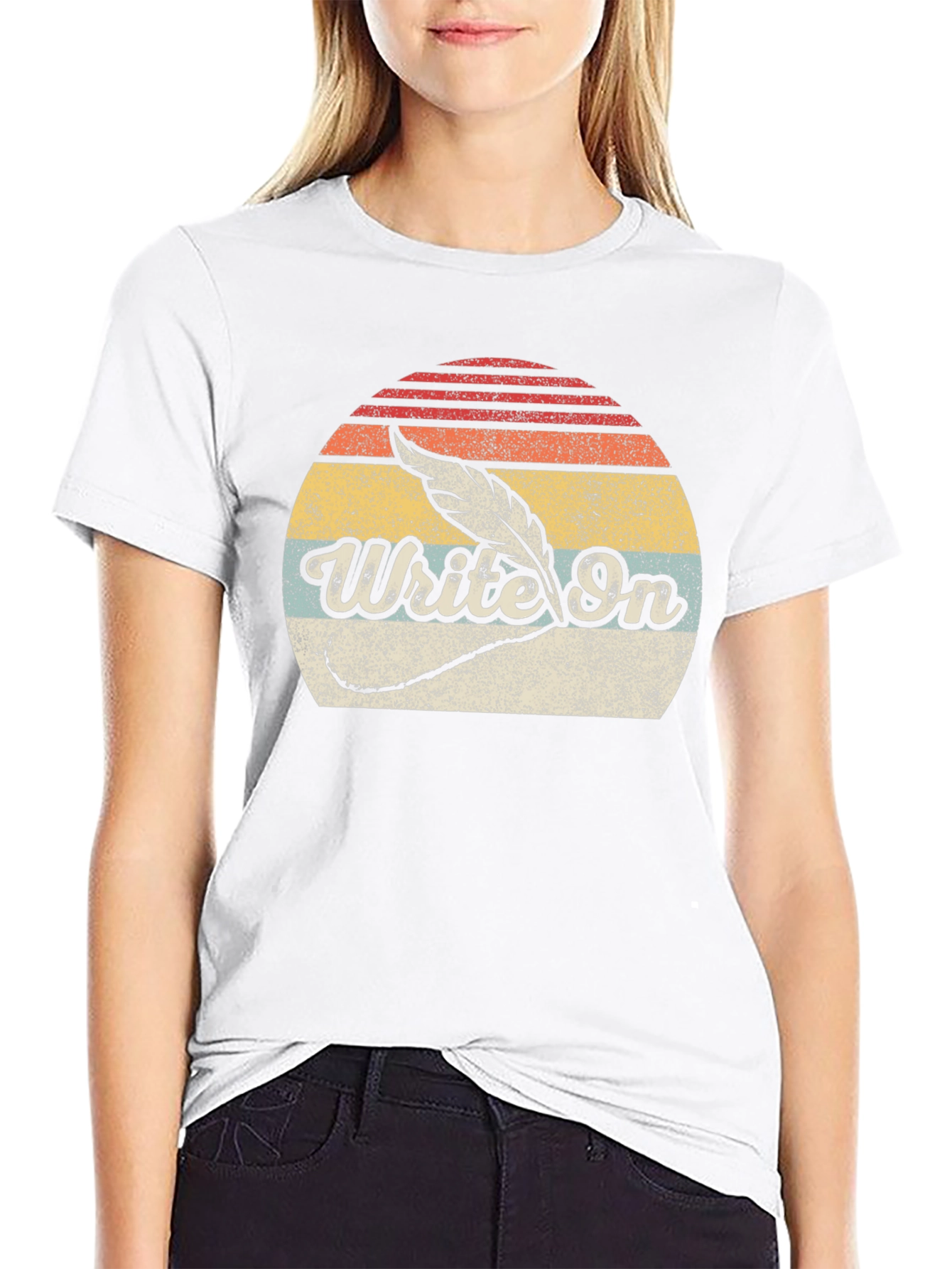 Write On Retro Graphic Tee