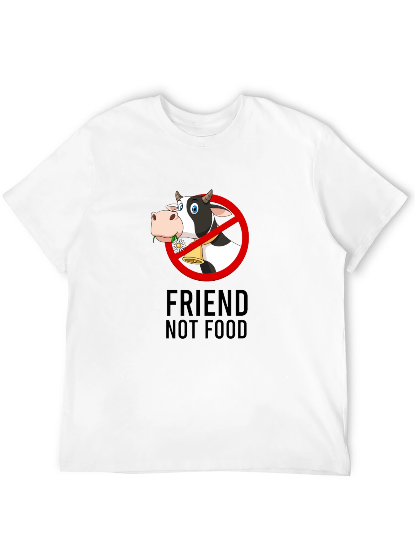 Vegan Friend Not Food Graphic T-Shirt