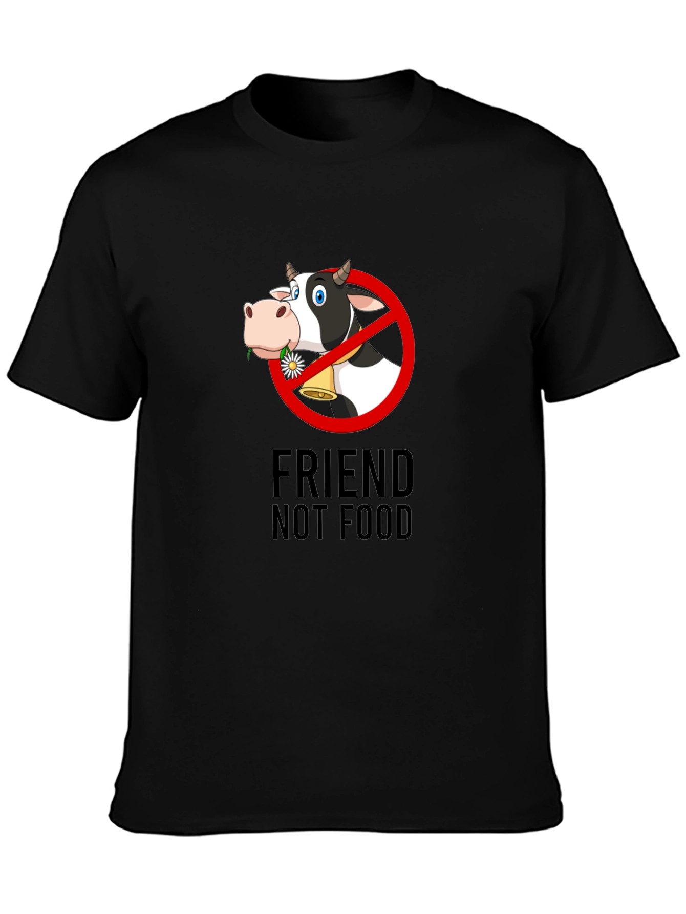 Vegan Friend Not Food Graphic T-Shirt