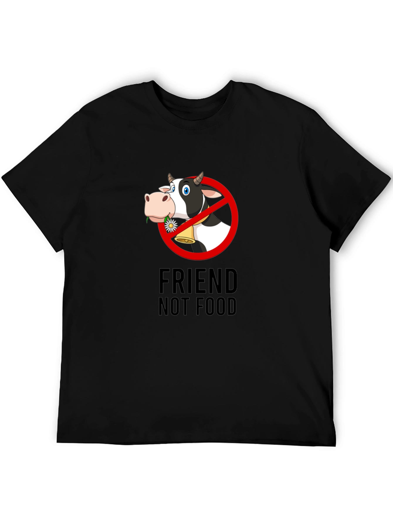 Vegan Friend Not Food Graphic T-Shirt