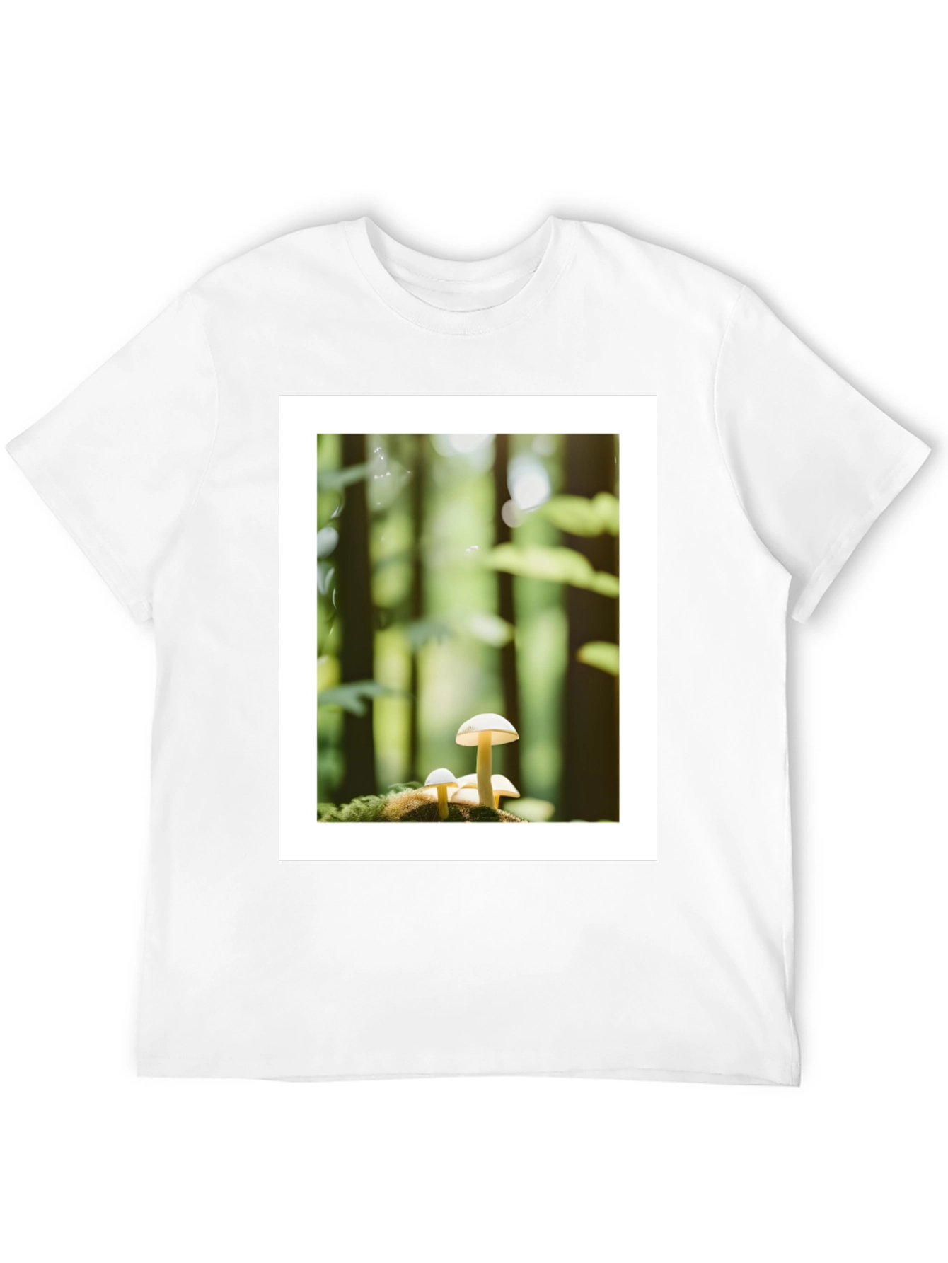 Mushroom Forest Graphic Tee - Nature Lovers T-Shirt