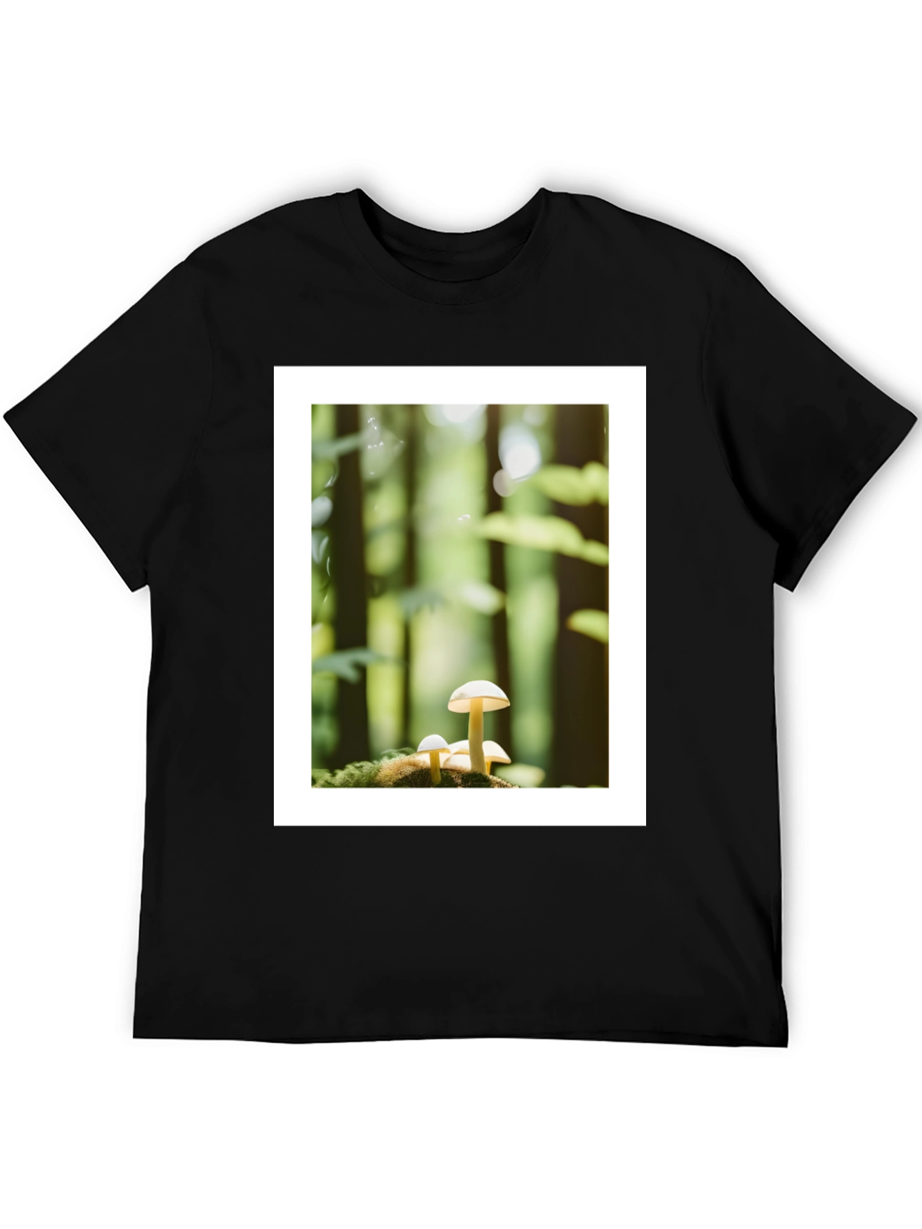 Mushroom Forest Graphic Tee - Nature Lovers T-Shirt