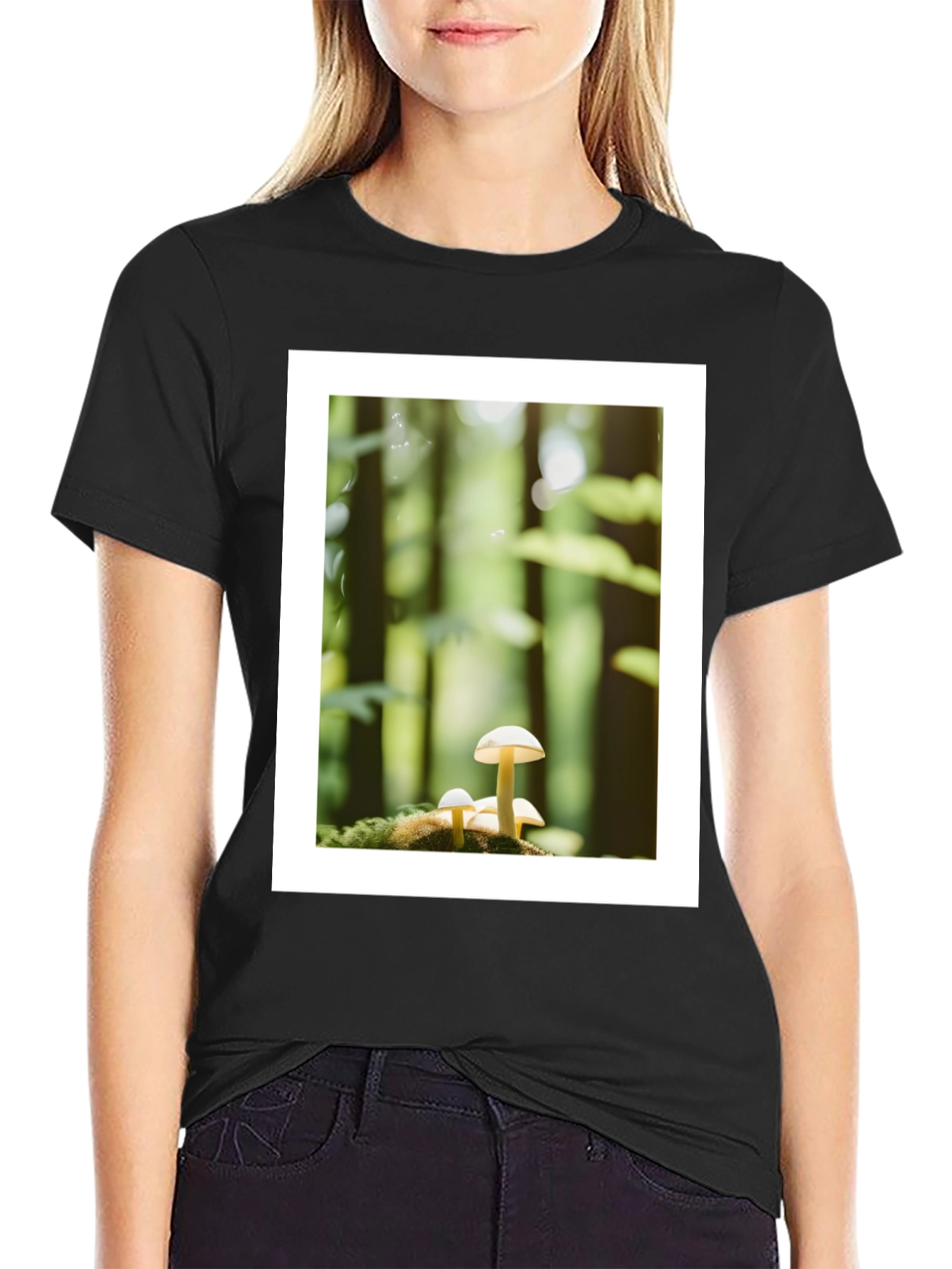 Mushroom Forest Graphic Tee - Nature Lovers T-Shirt
