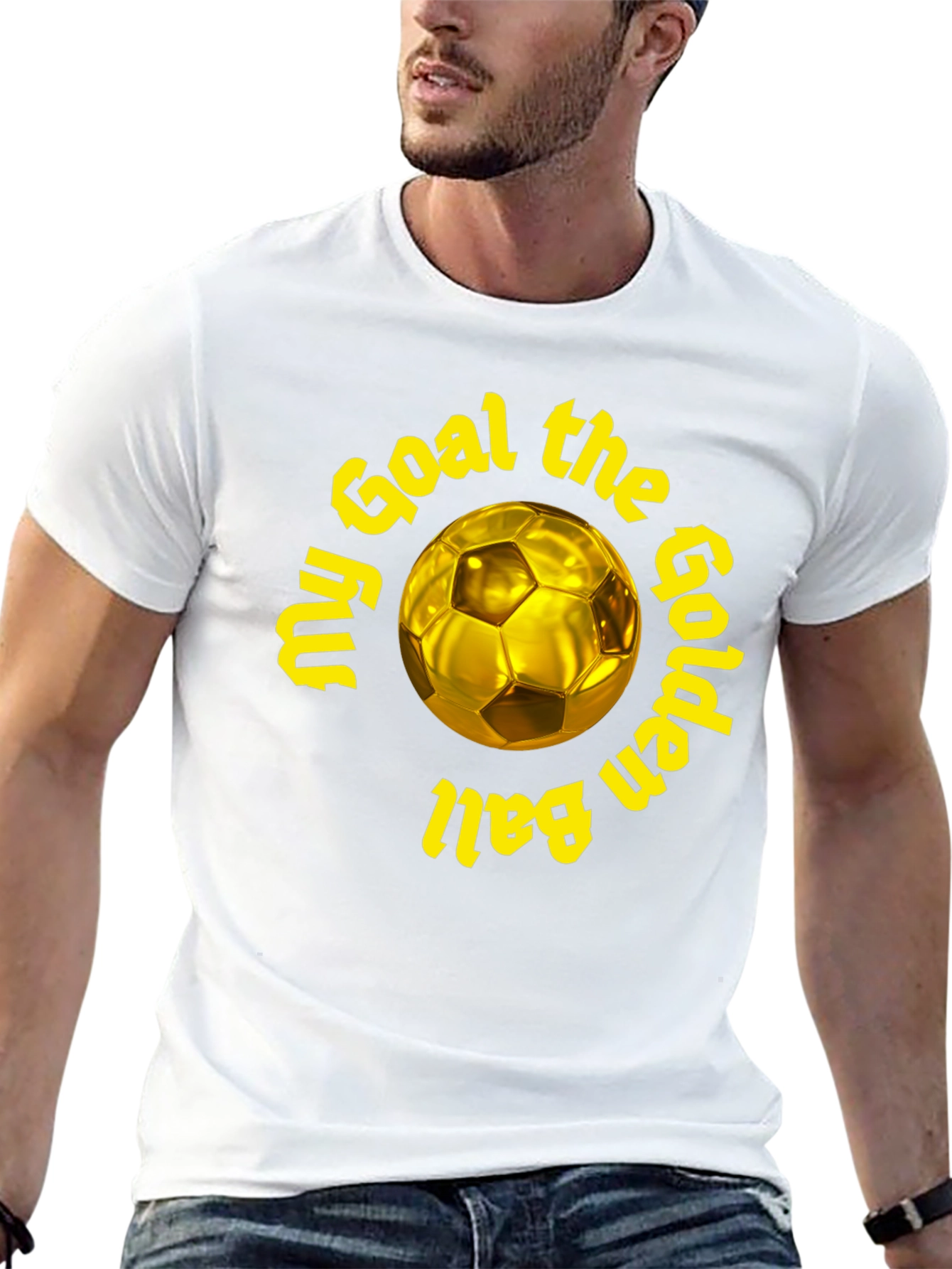 Golden Ball Soccer T-Shirt - My Goal