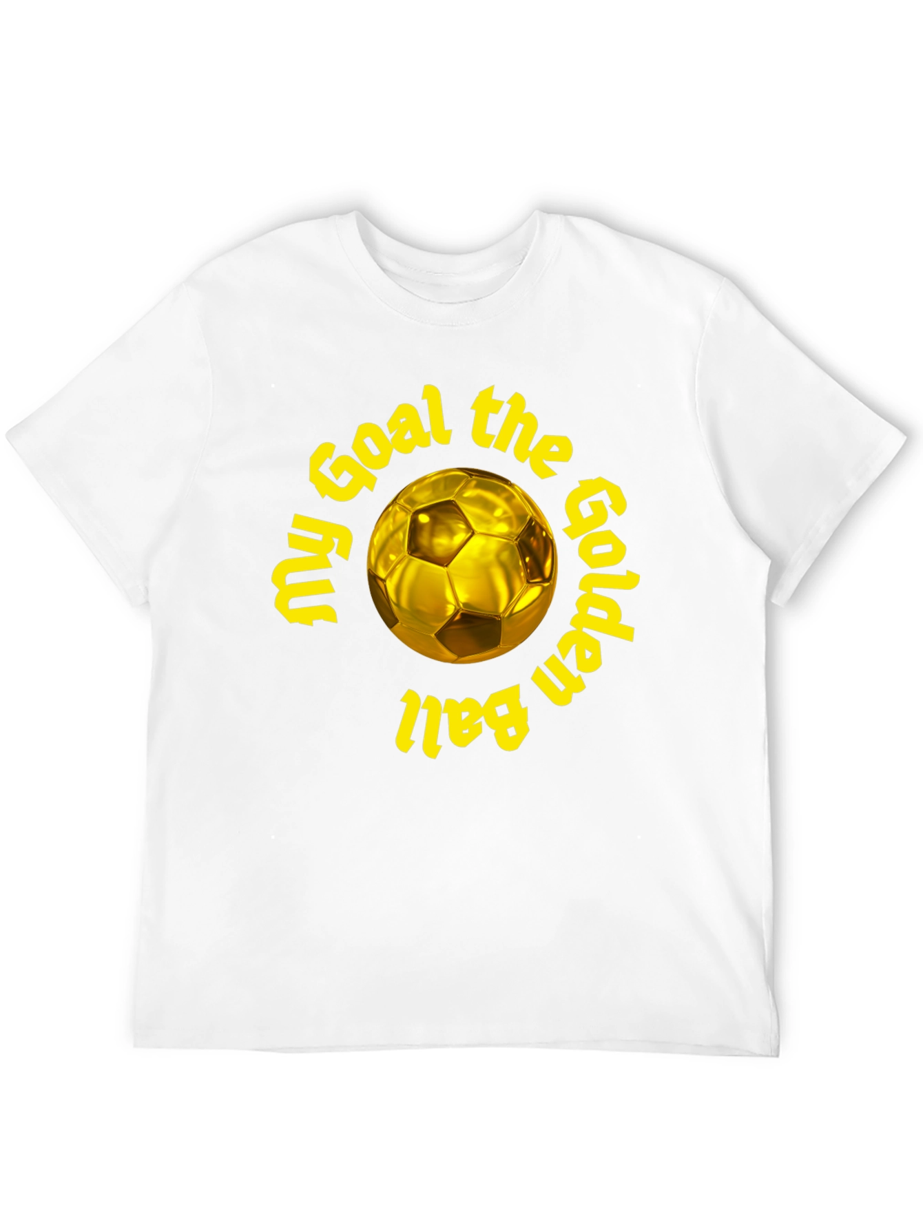 Golden Ball Soccer T-Shirt - My Goal