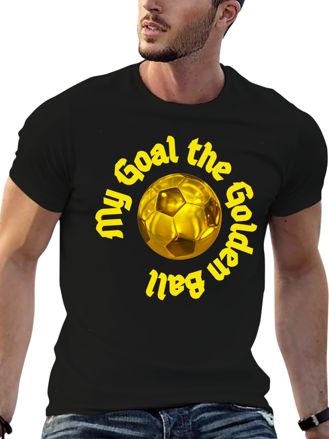 Golden Ball Soccer T-Shirt - My Goal