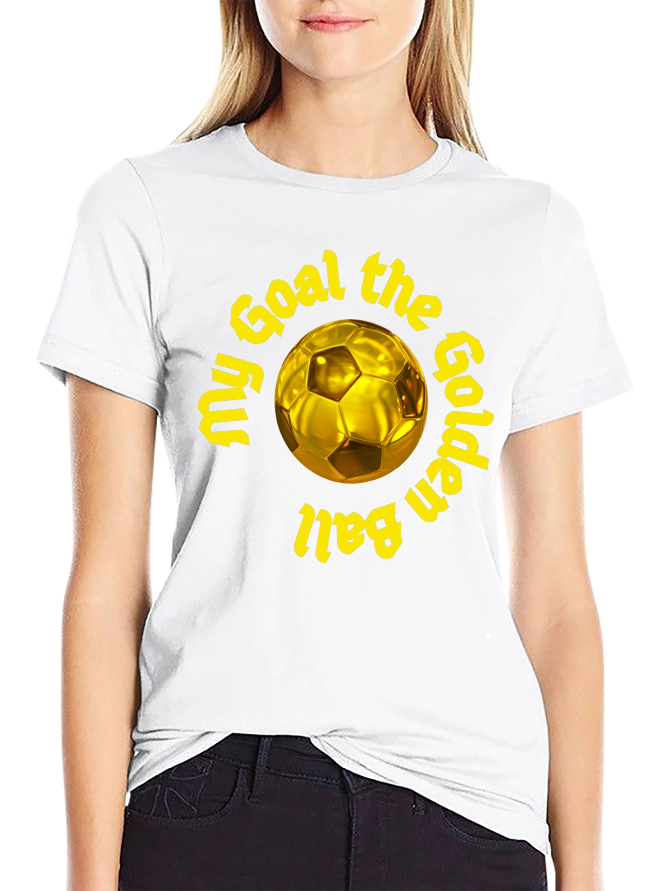 Golden Ball Soccer T-Shirt - My Goal