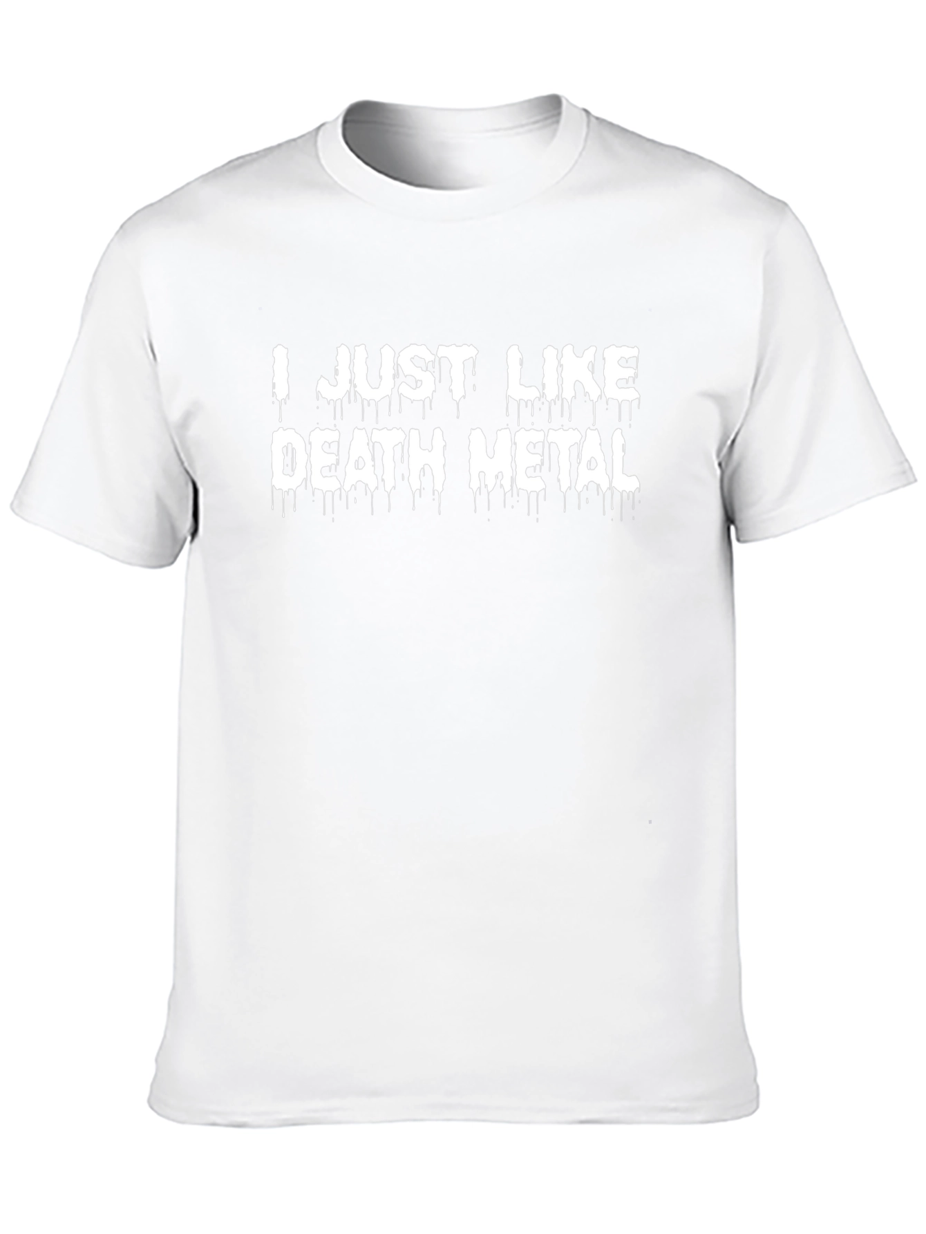 Death Metal Graphic Tee - Black Cotton T-Shirt