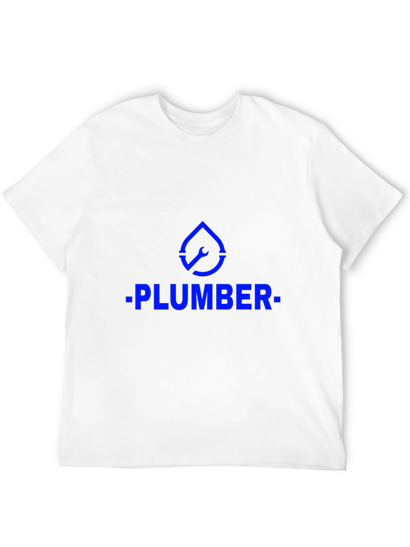 Plumber Graphic Tee - Black Cotton T-Shirt