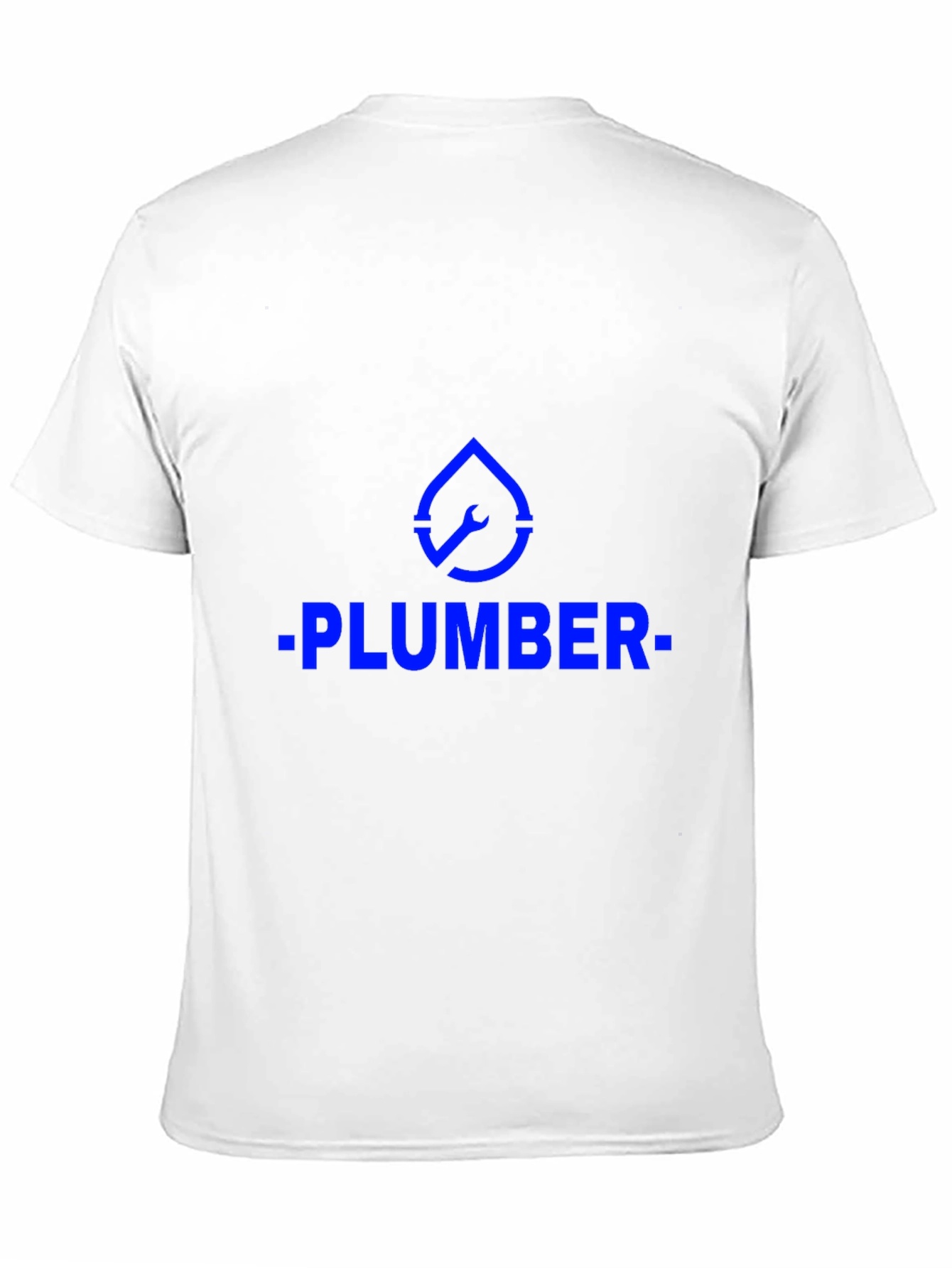 Plumber Graphic Tee - Black Cotton T-Shirt