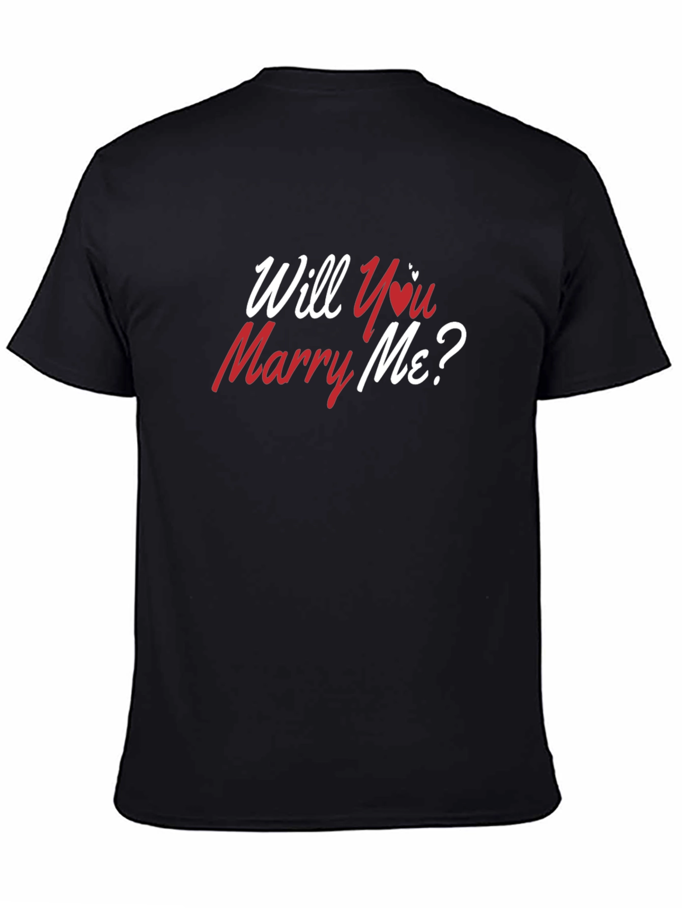 Will You Marry Me T-Shirt - Romantic Proposal Tee