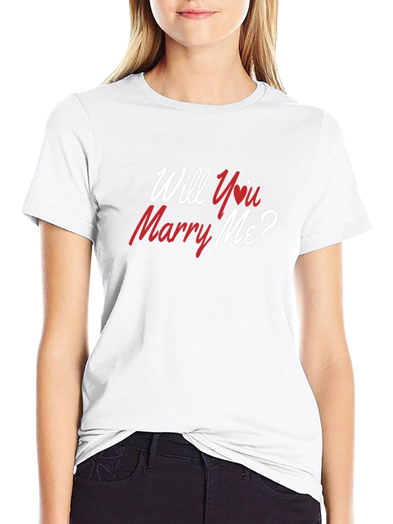 Will You Marry Me T-Shirt - Romantic Proposal Tee