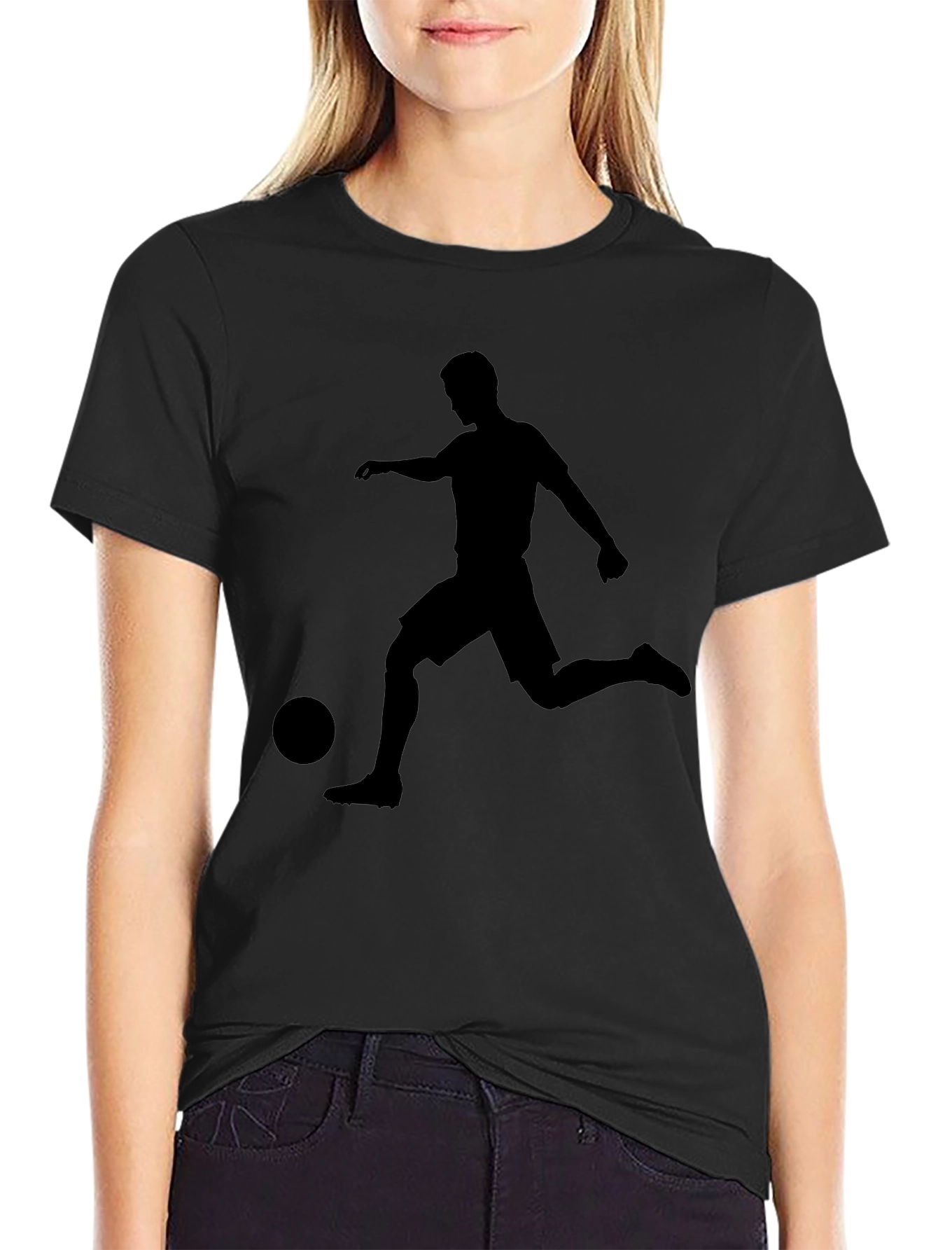 Soccer Silhouette Graphic Tee