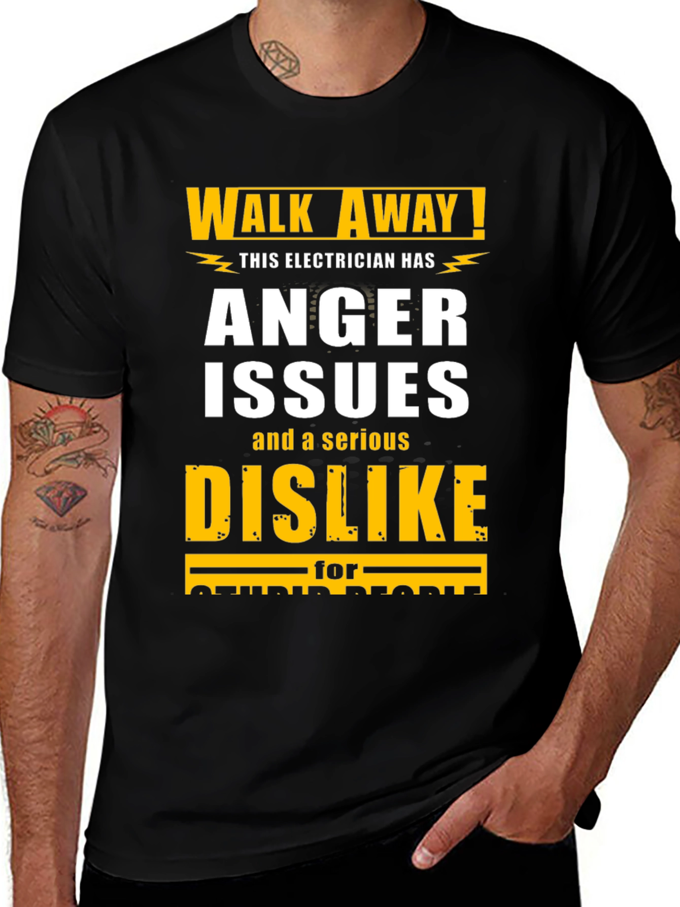 Electrician Anger Issues Graphic T-Shirt