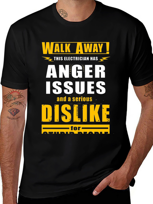 Electrician Anger Issues Graphic T-Shirt