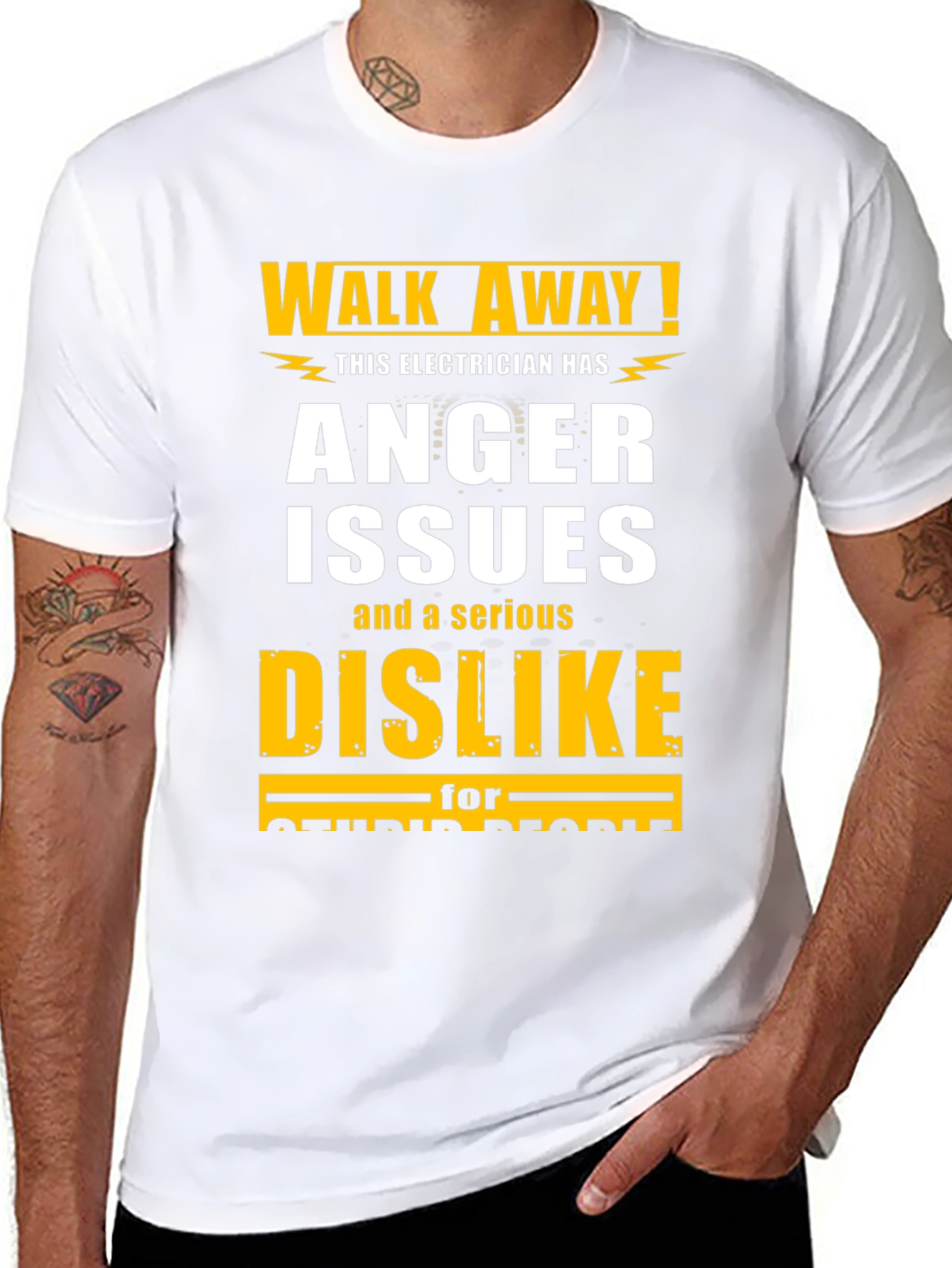 Electrician Anger Issues Graphic T-Shirt