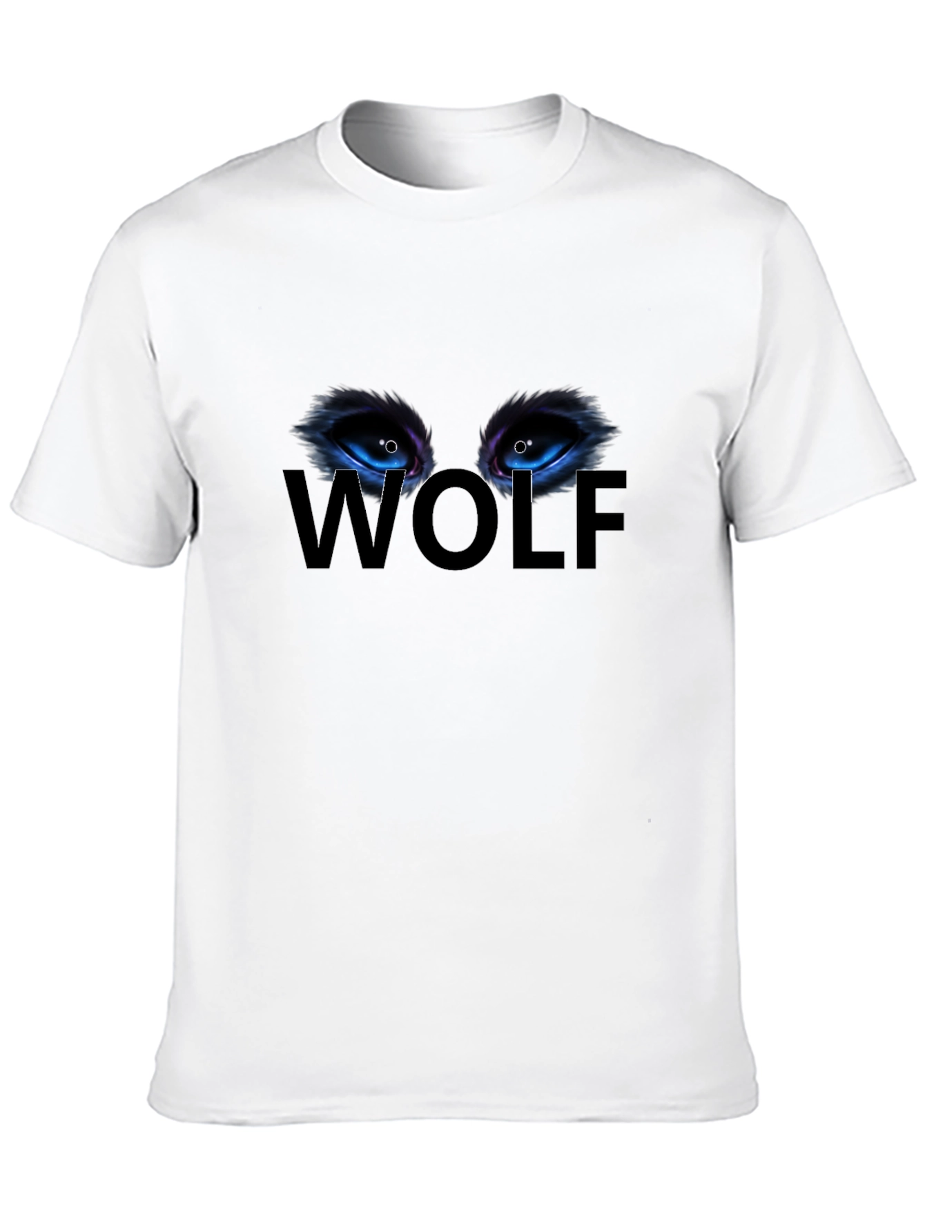 Wolf Eyes Graphic Black T-Shirt