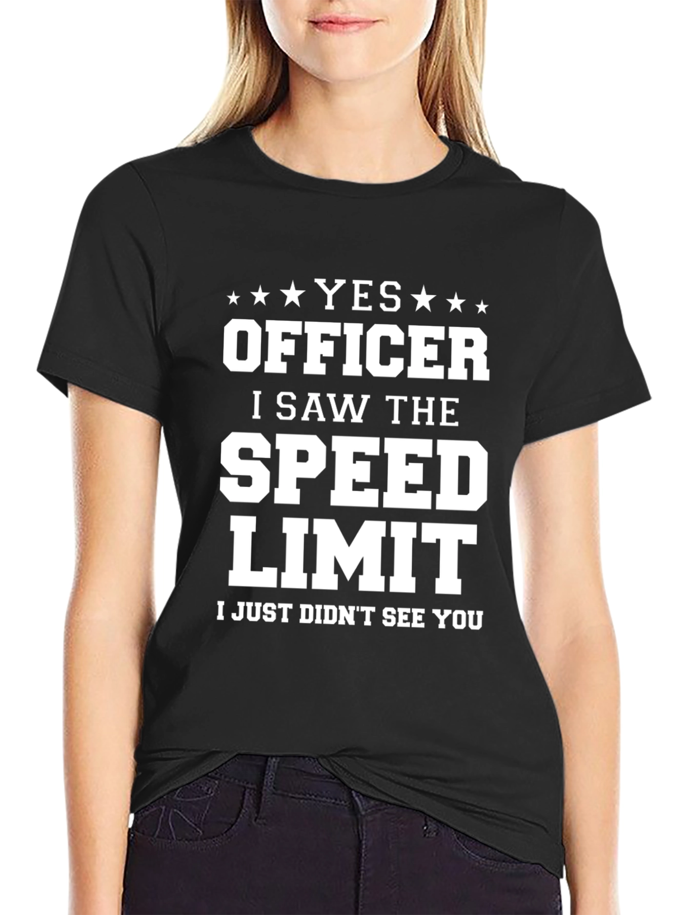 Funny Yes Officer Graphic Tee
