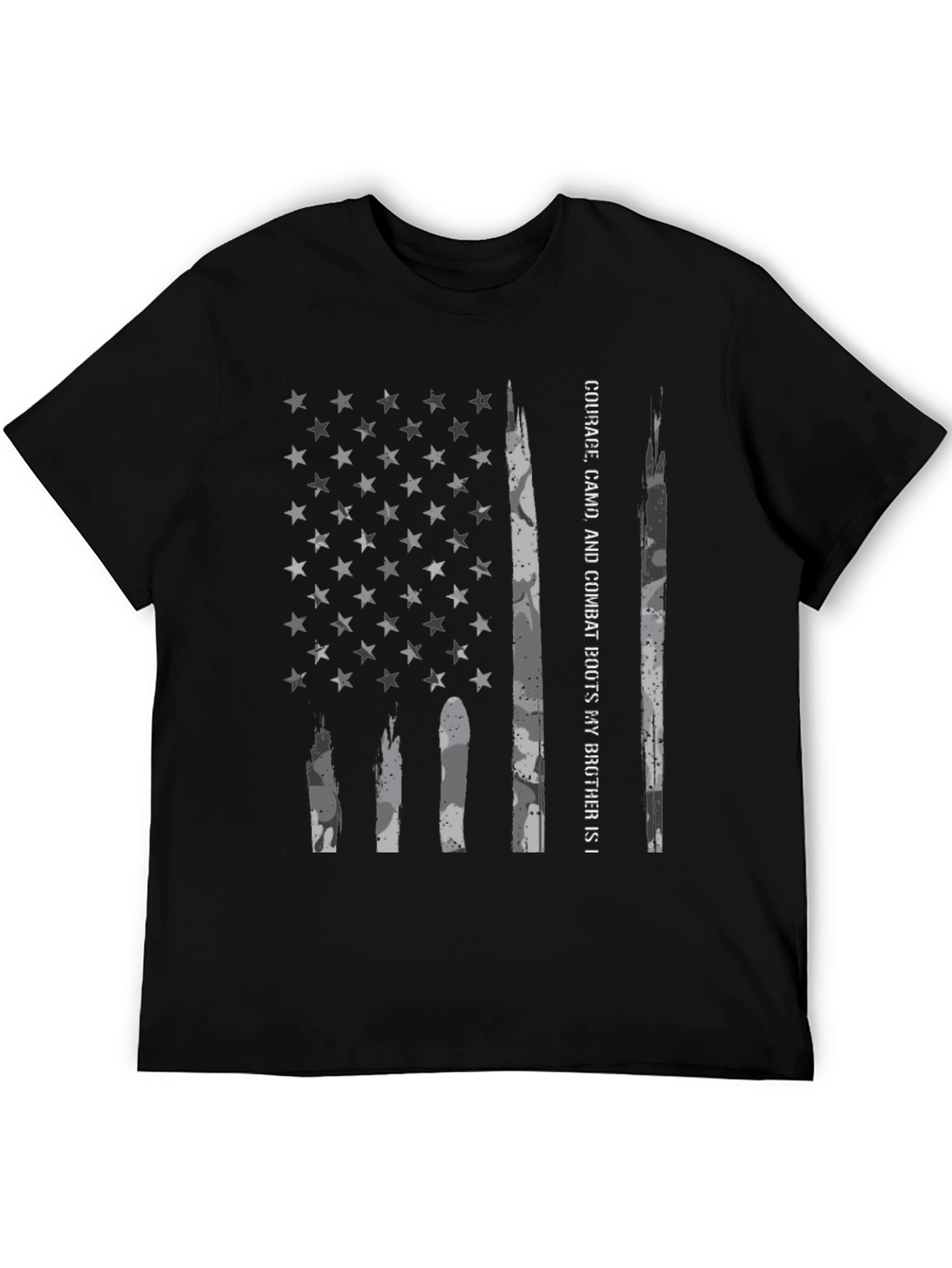 Patriotic Camo American Flag T-Shirt