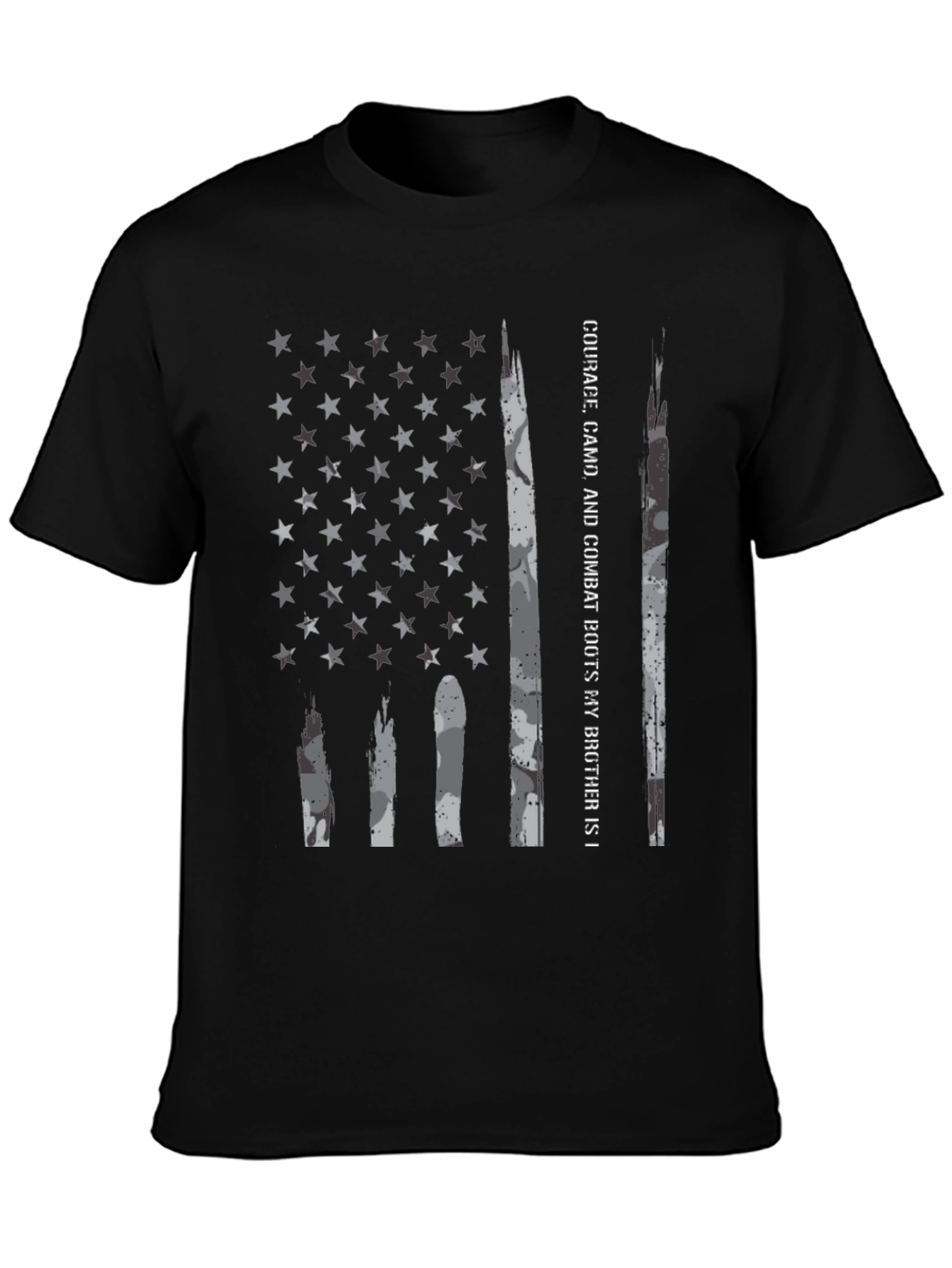Patriotic Camo American Flag T-Shirt