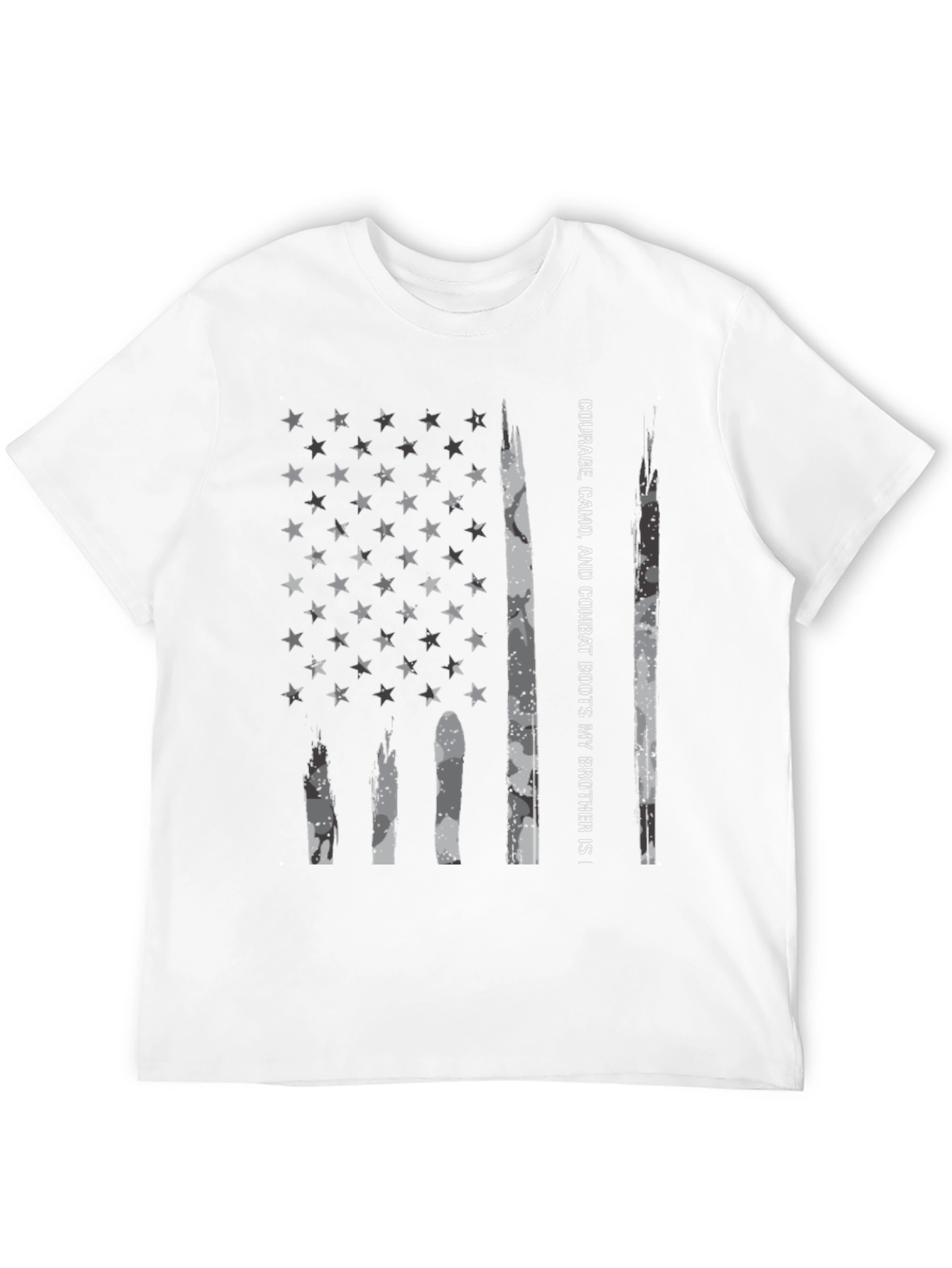 Patriotic Camo American Flag T-Shirt