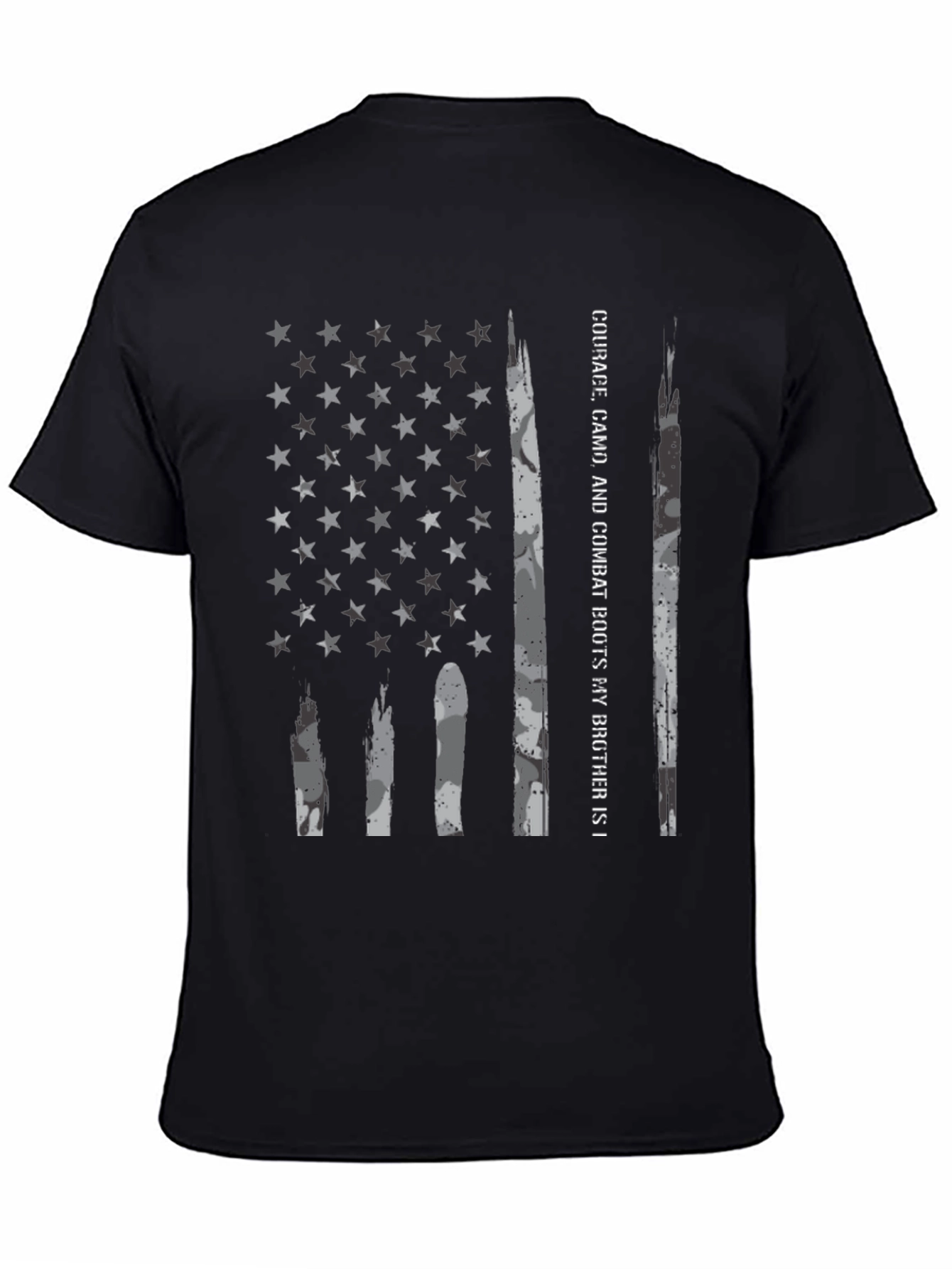 Patriotic Camo American Flag T-Shirt