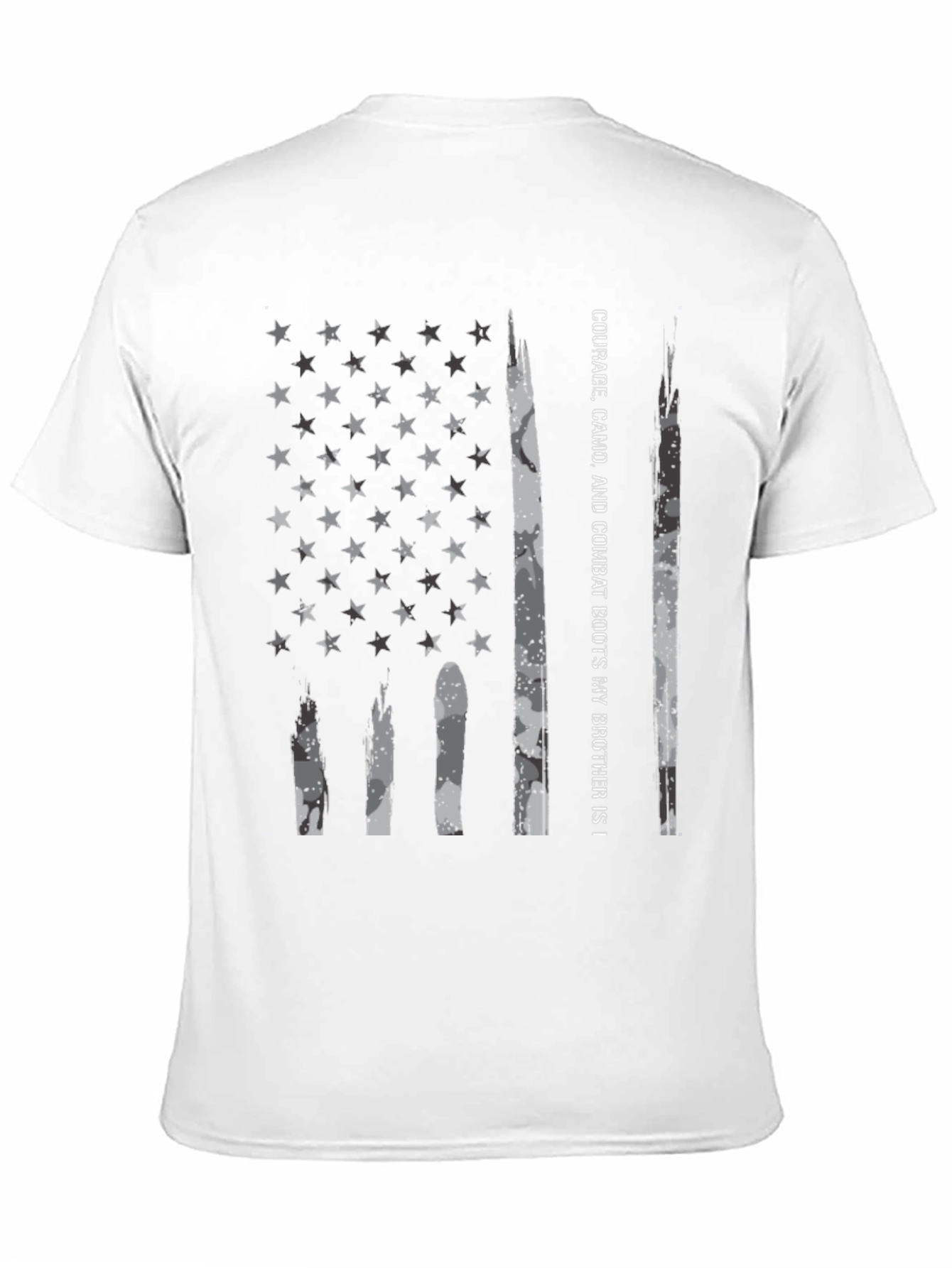 Patriotic Camo American Flag T-Shirt