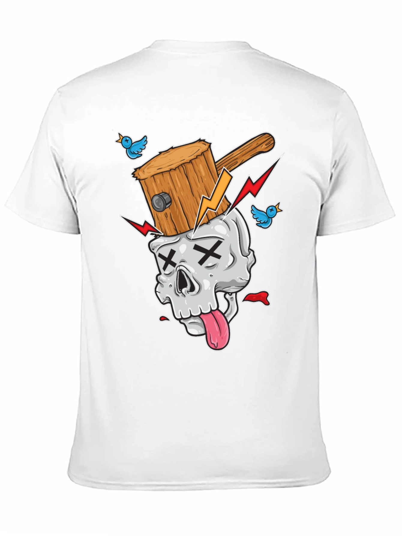 Skull Hammer T-Shirt - Unique Graphic Tee