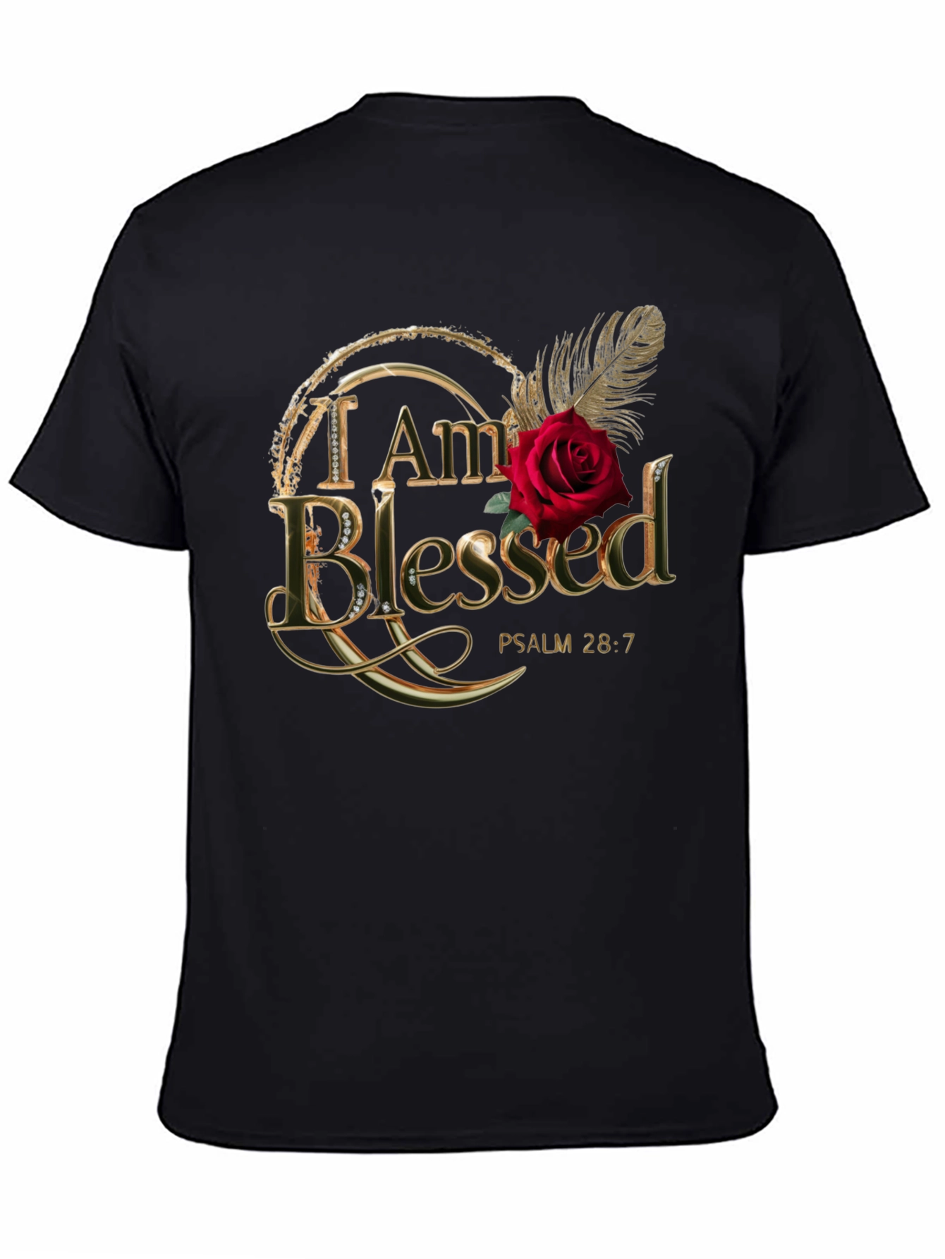 I am Blessed T-Shirt Psalm 28:7