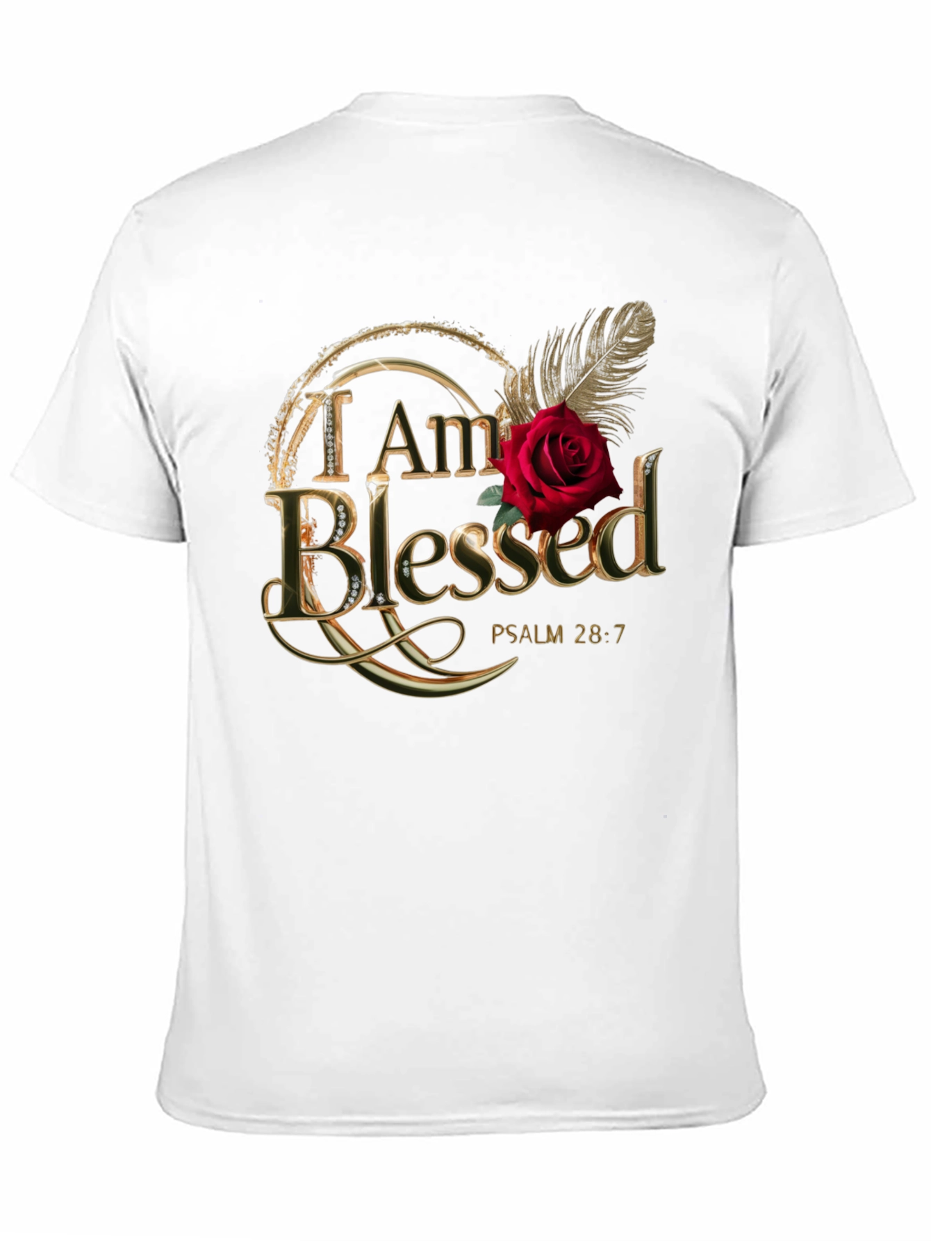 I am Blessed T-Shirt Psalm 28:7