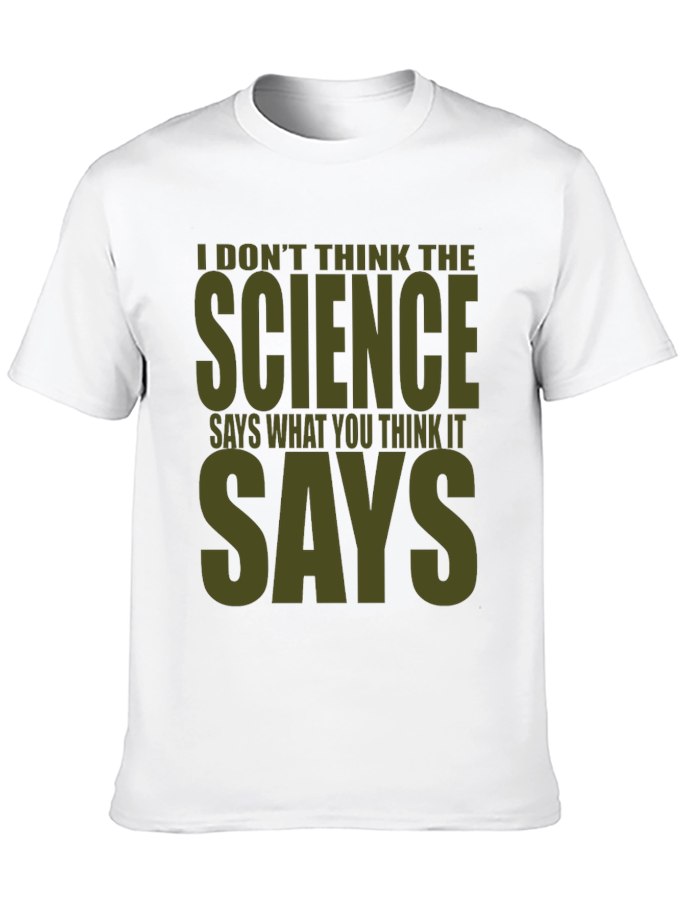Science Says Graphic Tee - Mens Funny T-Shirt