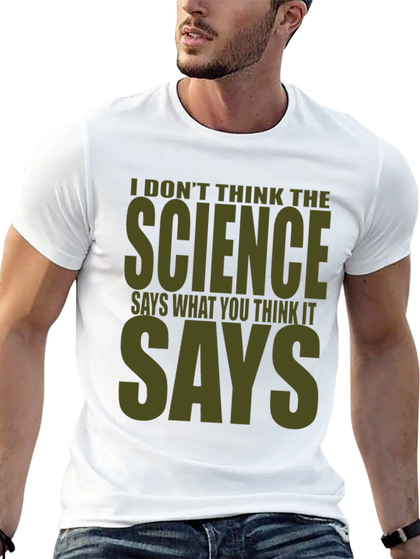 Science Says Graphic Tee - Mens Funny T-Shirt