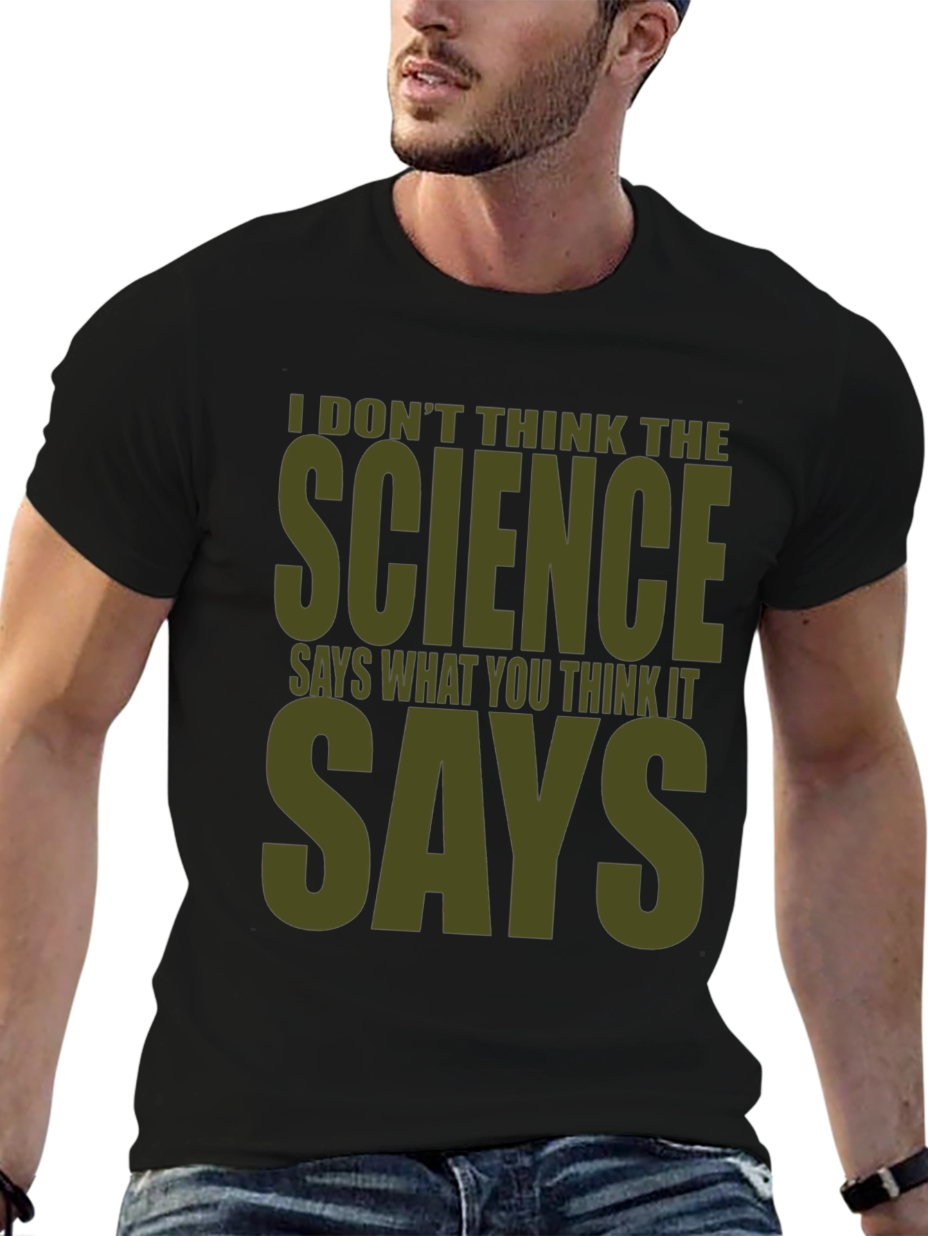 Science Says Graphic Tee - Mens Funny T-Shirt
