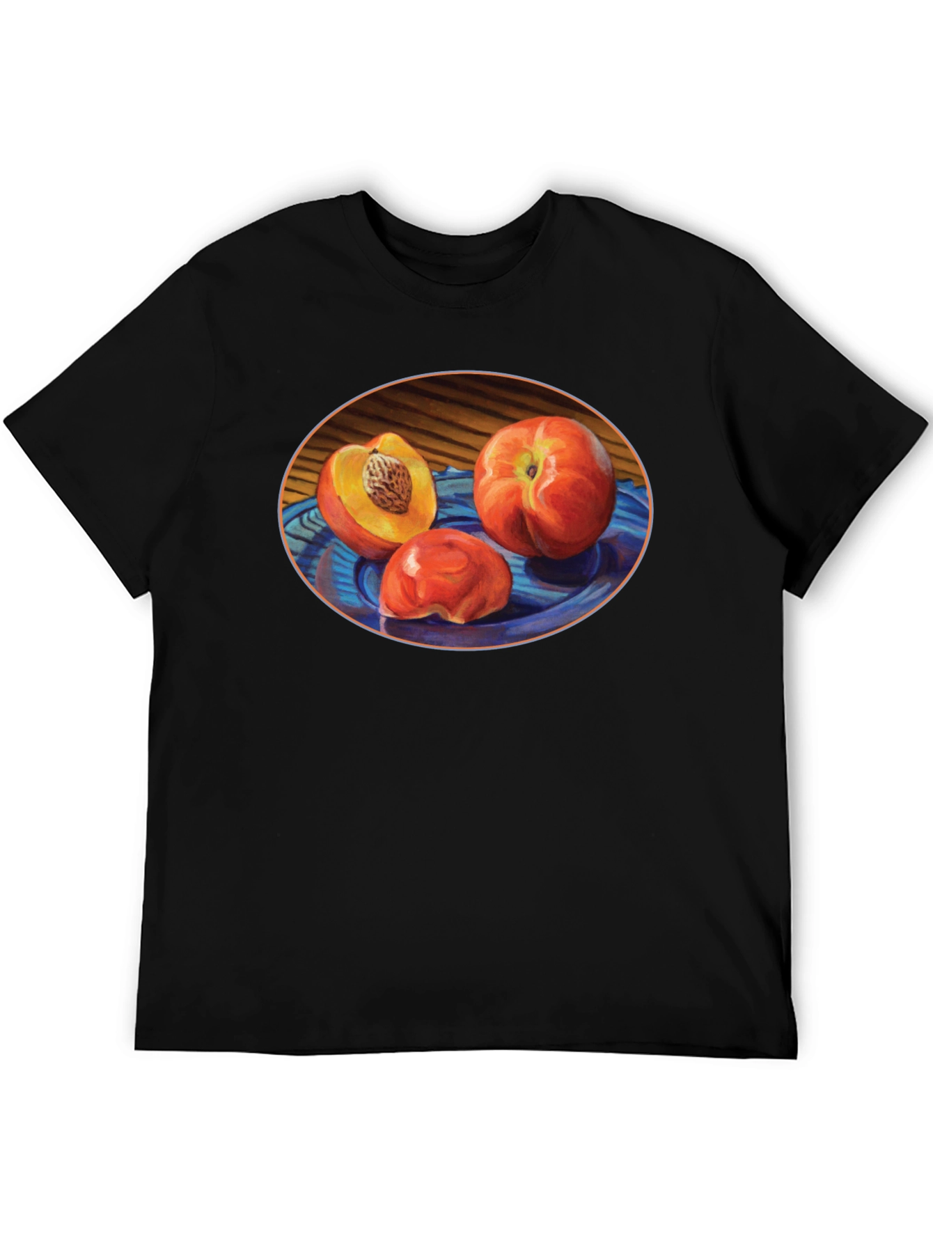 Peaches Painting Graphic T-Shirt