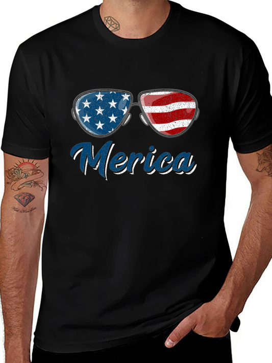 Merica Sunglasses Graphic T-Shirt