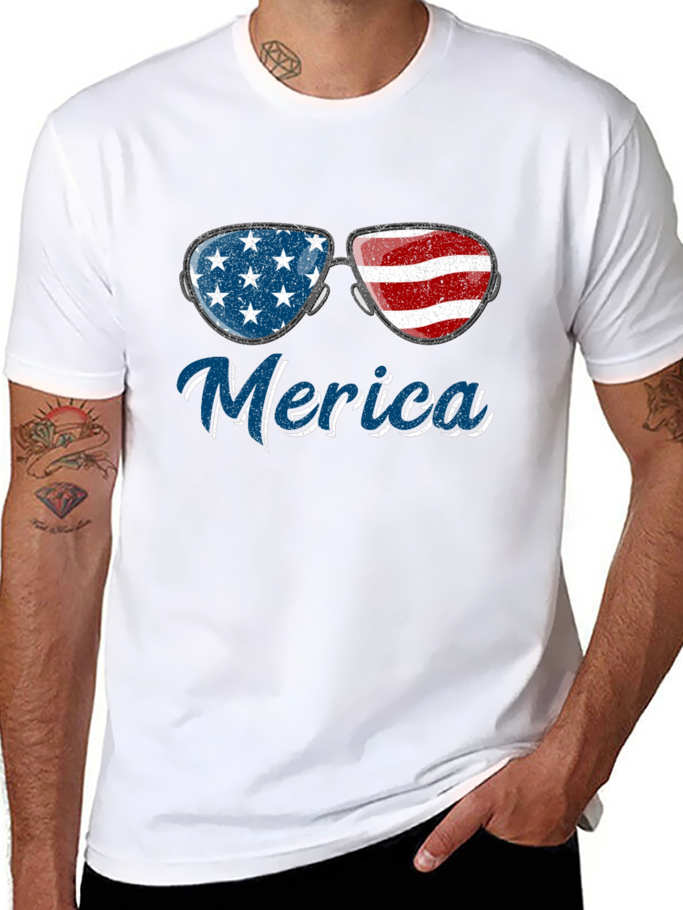 Merica Sunglasses Graphic T-Shirt