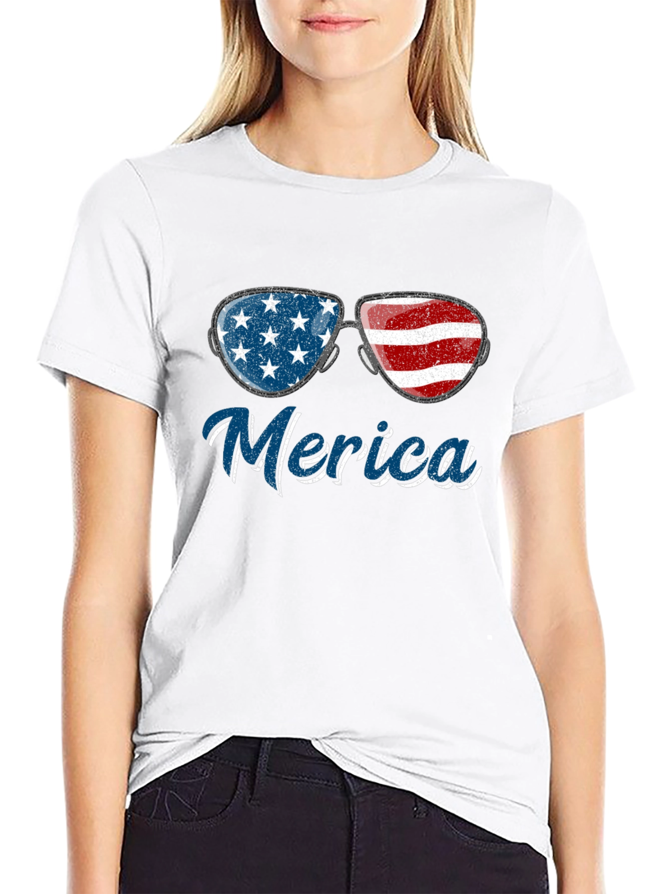 Merica Sunglasses Graphic T-Shirt