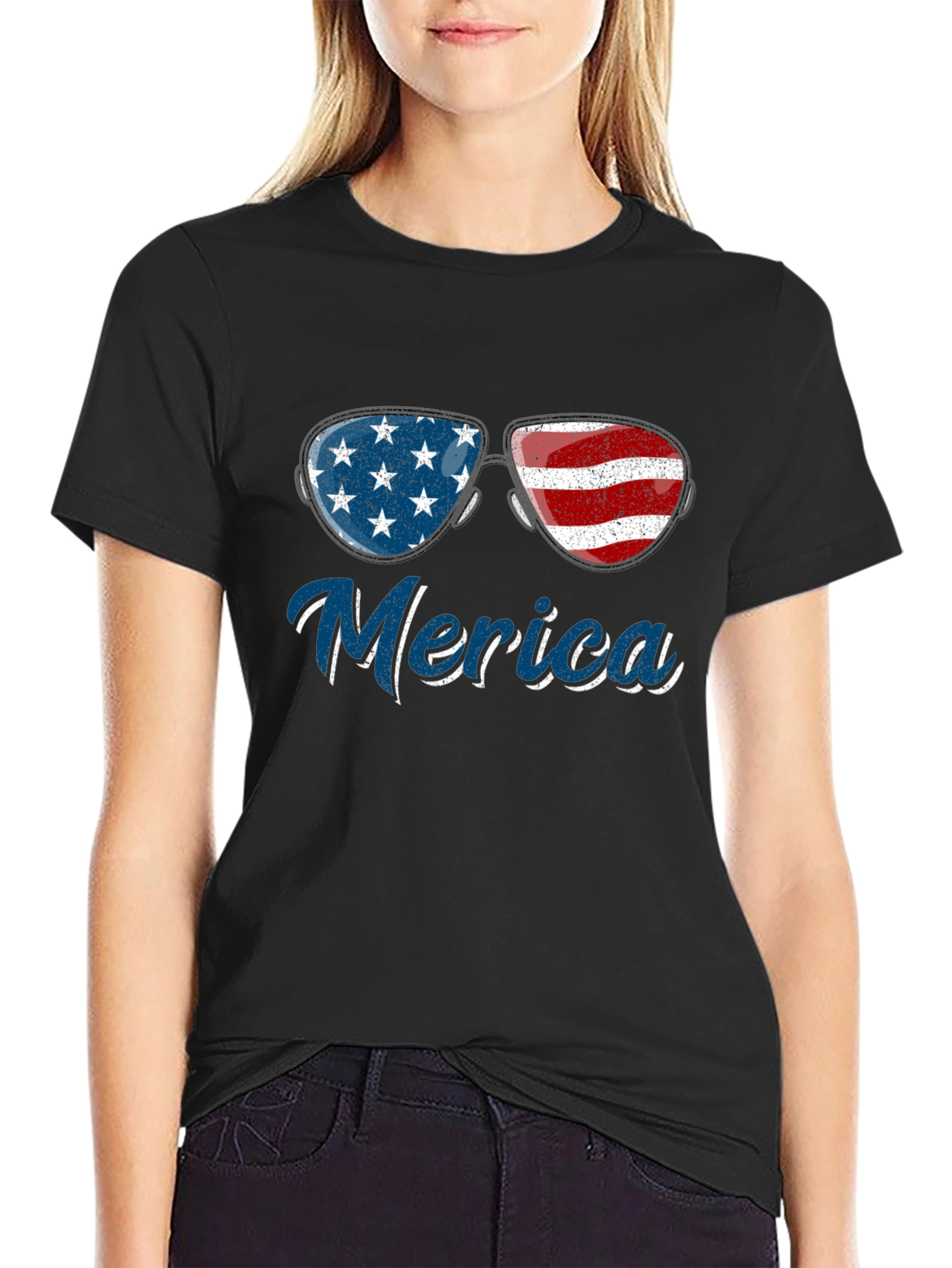 Merica Sunglasses Graphic T-Shirt