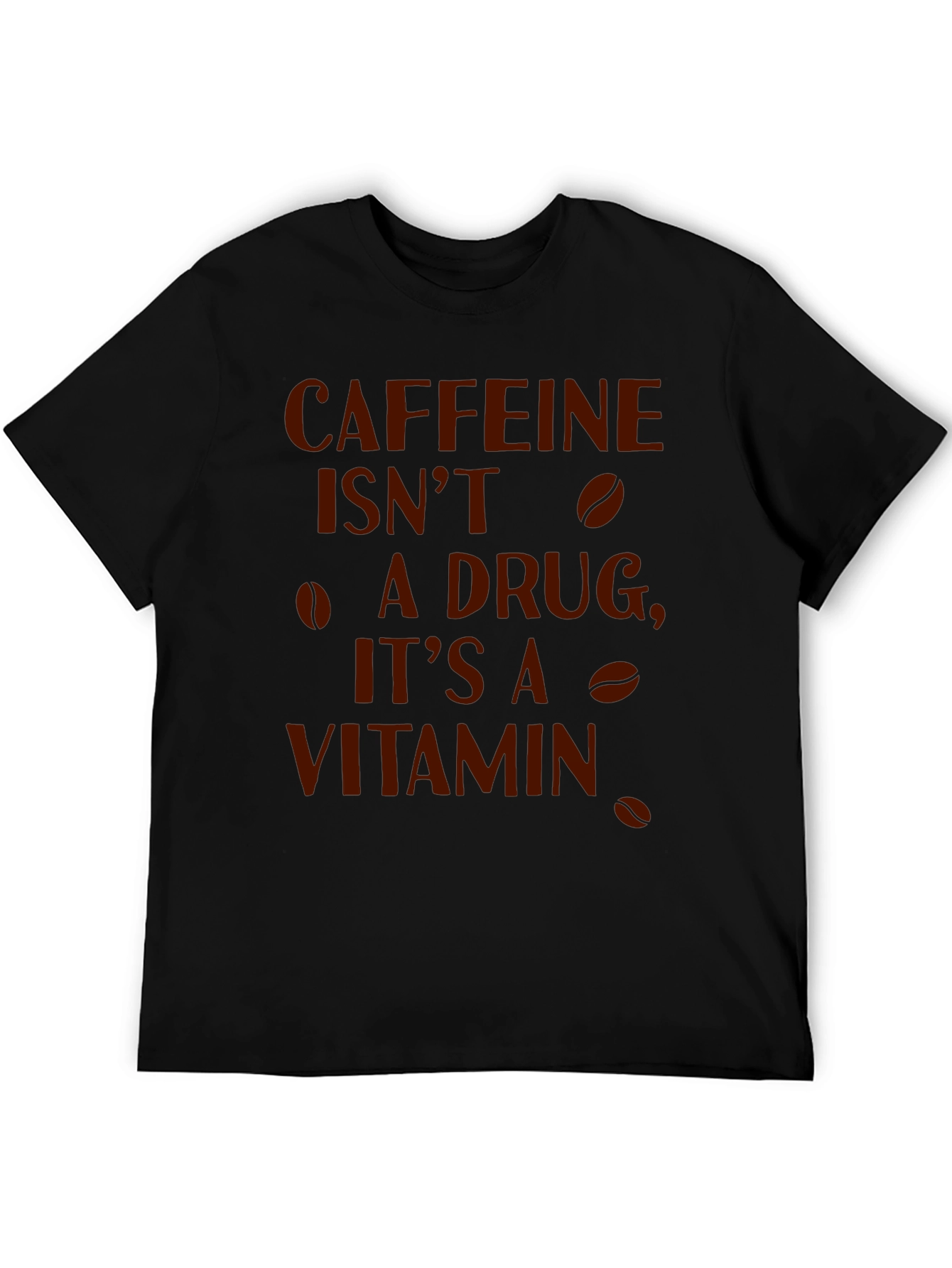 Caffeine is My Vitamin Funny Graphic Tee