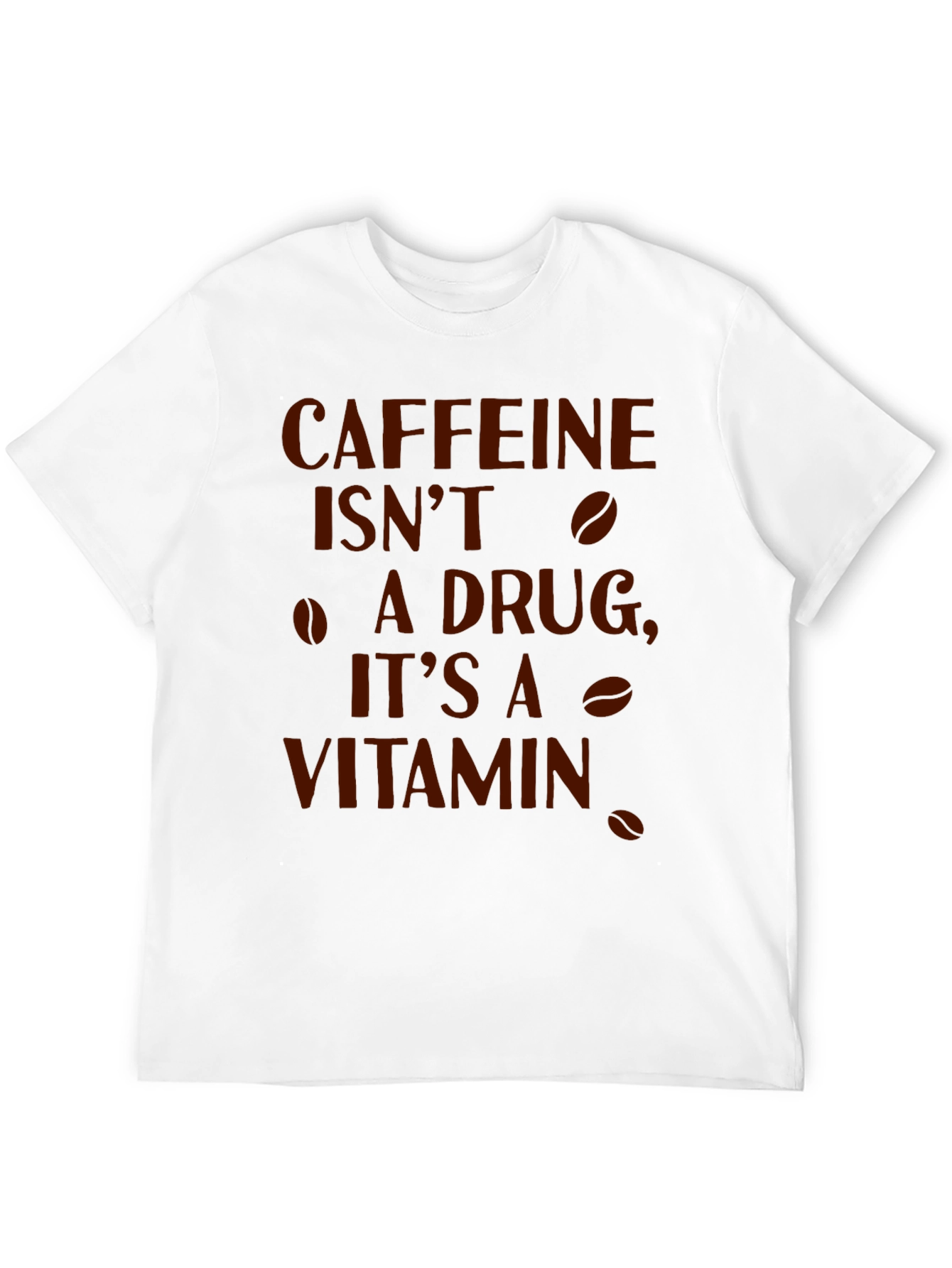 Caffeine is My Vitamin Funny Graphic Tee