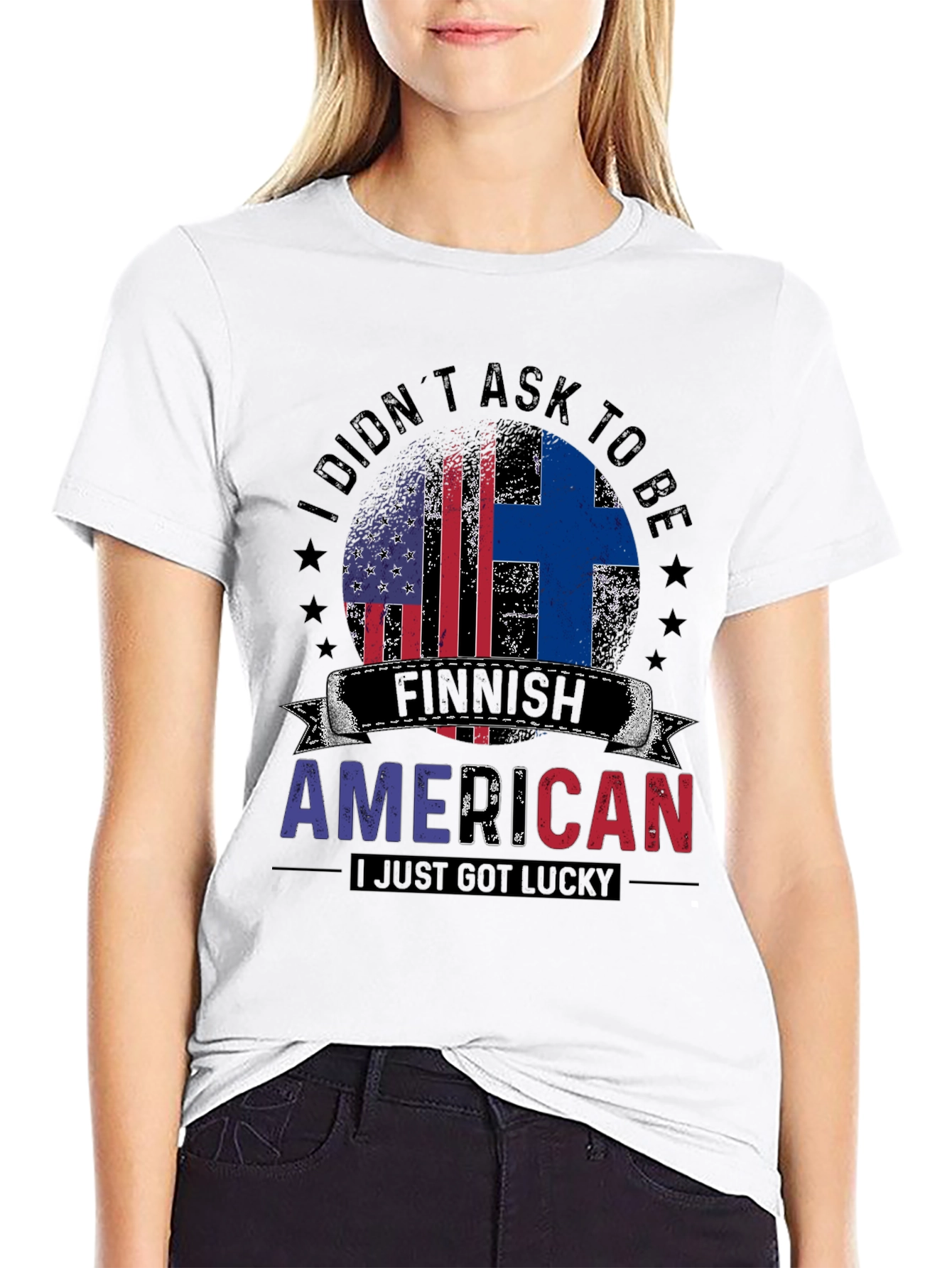 Finnish American Flag T-Shirt