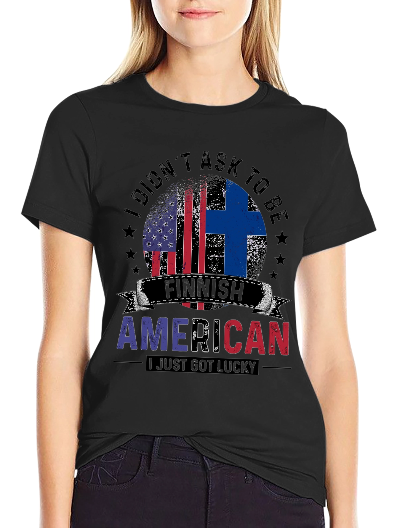 Finnish American Flag T-Shirt