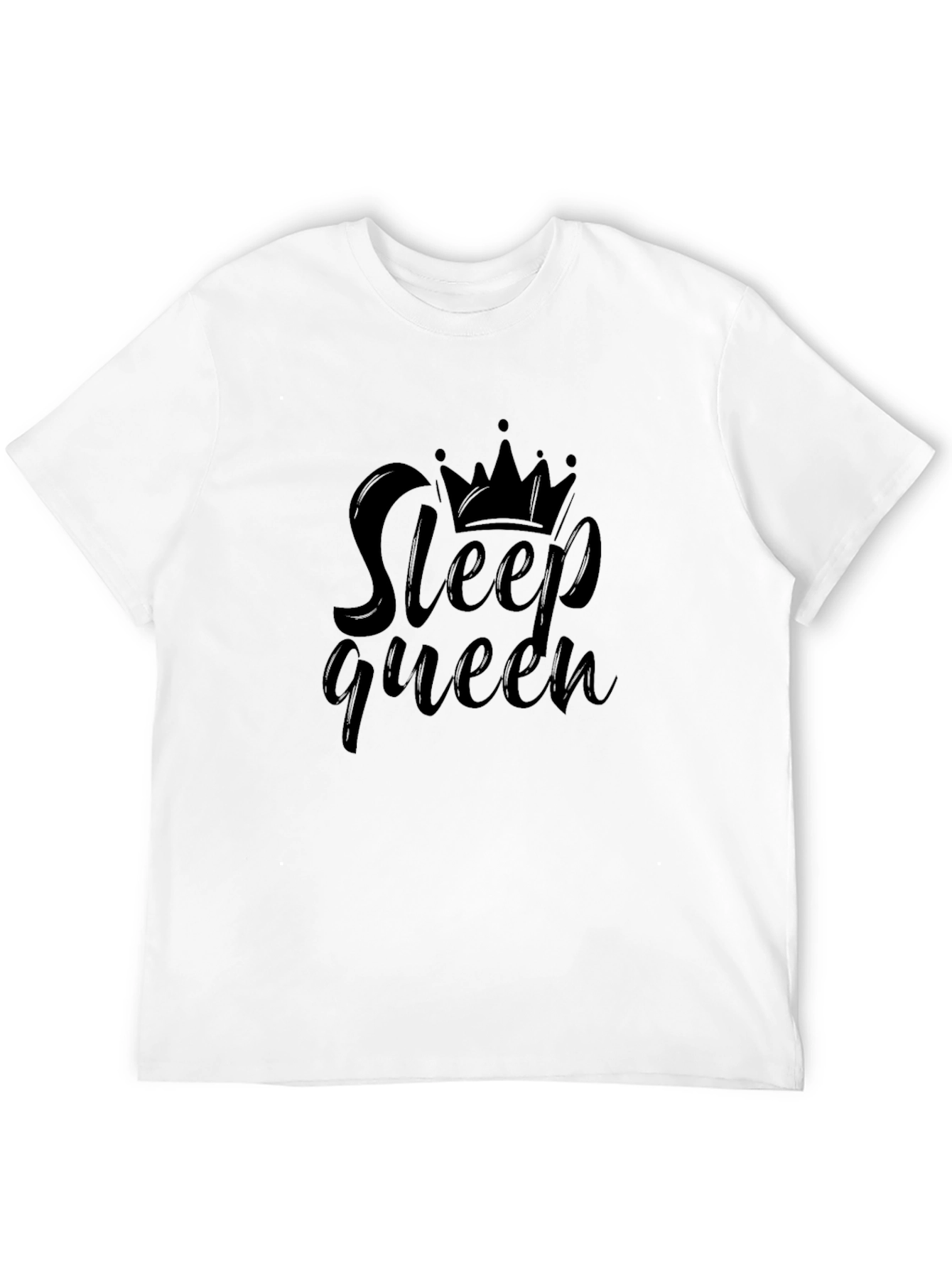 Sleep Queen Graphic T-Shirt - Comfortable Cotton Tee