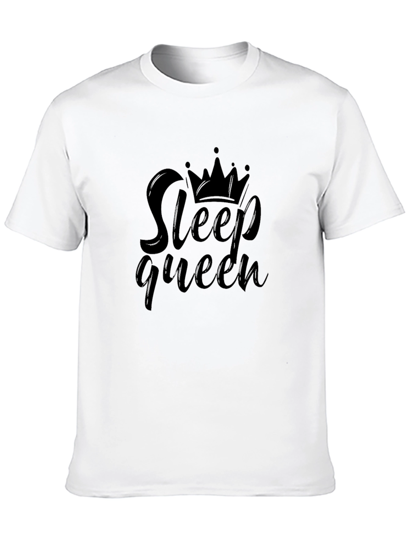 Sleep Queen Graphic T-Shirt - Comfortable Cotton Tee