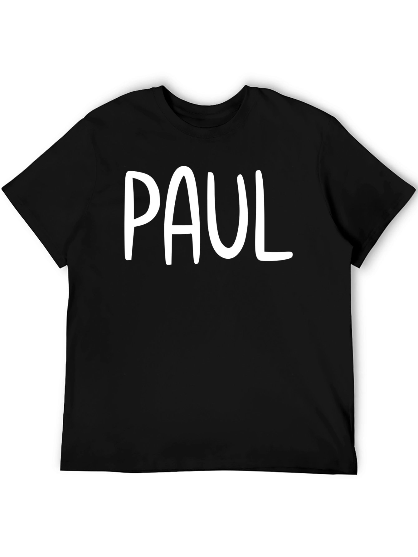 Personalized PAUL Black T-Shirt