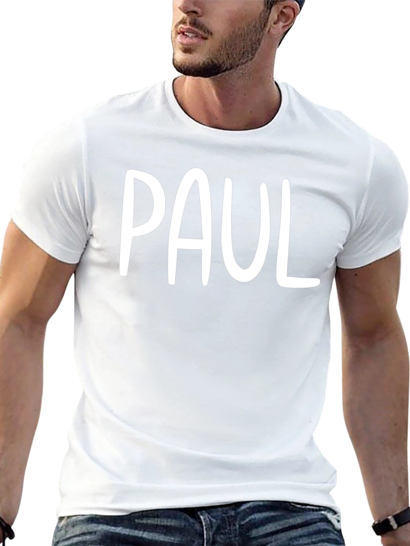Personalized PAUL Black T-Shirt