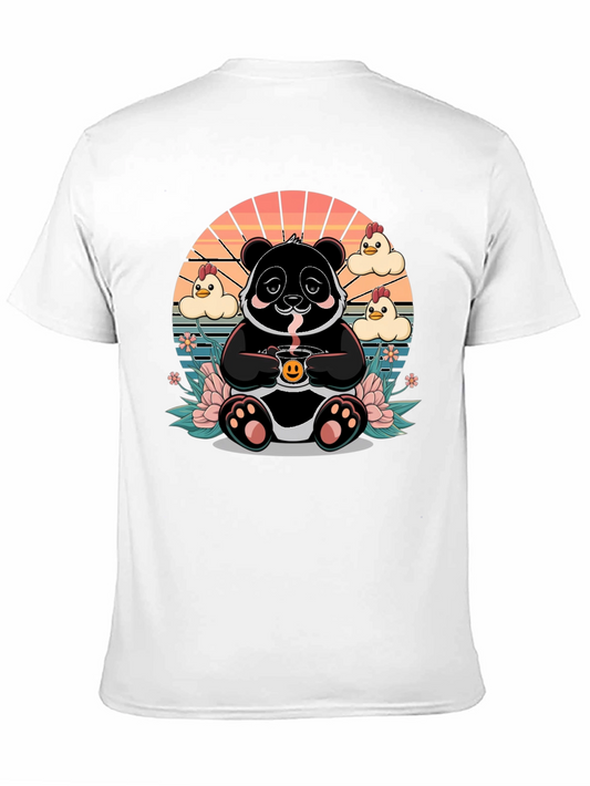 Panda Coffee T-Shirt - Kawaii Style