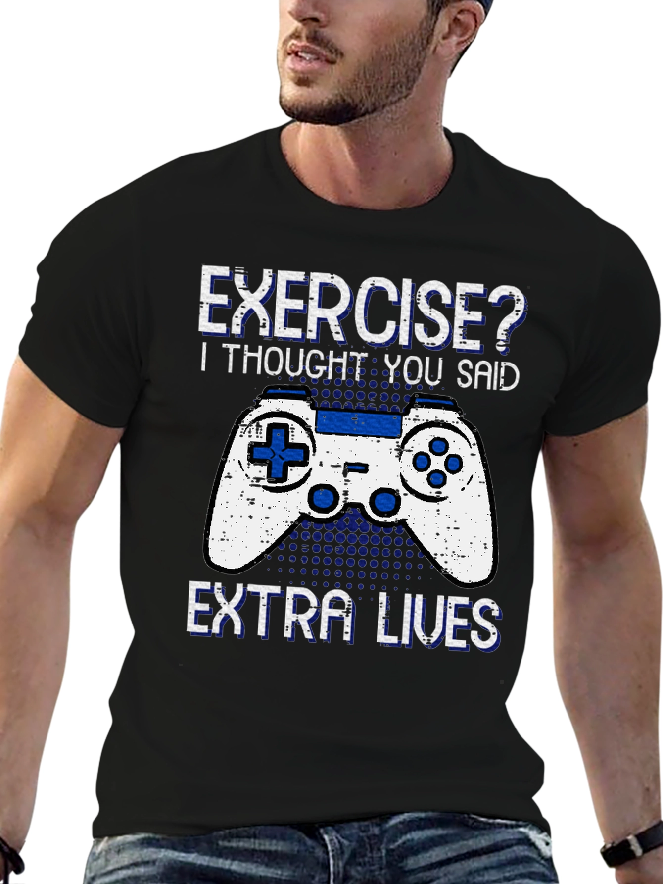 Exercise? Extra Lives T-Shirt - Gamer Tee